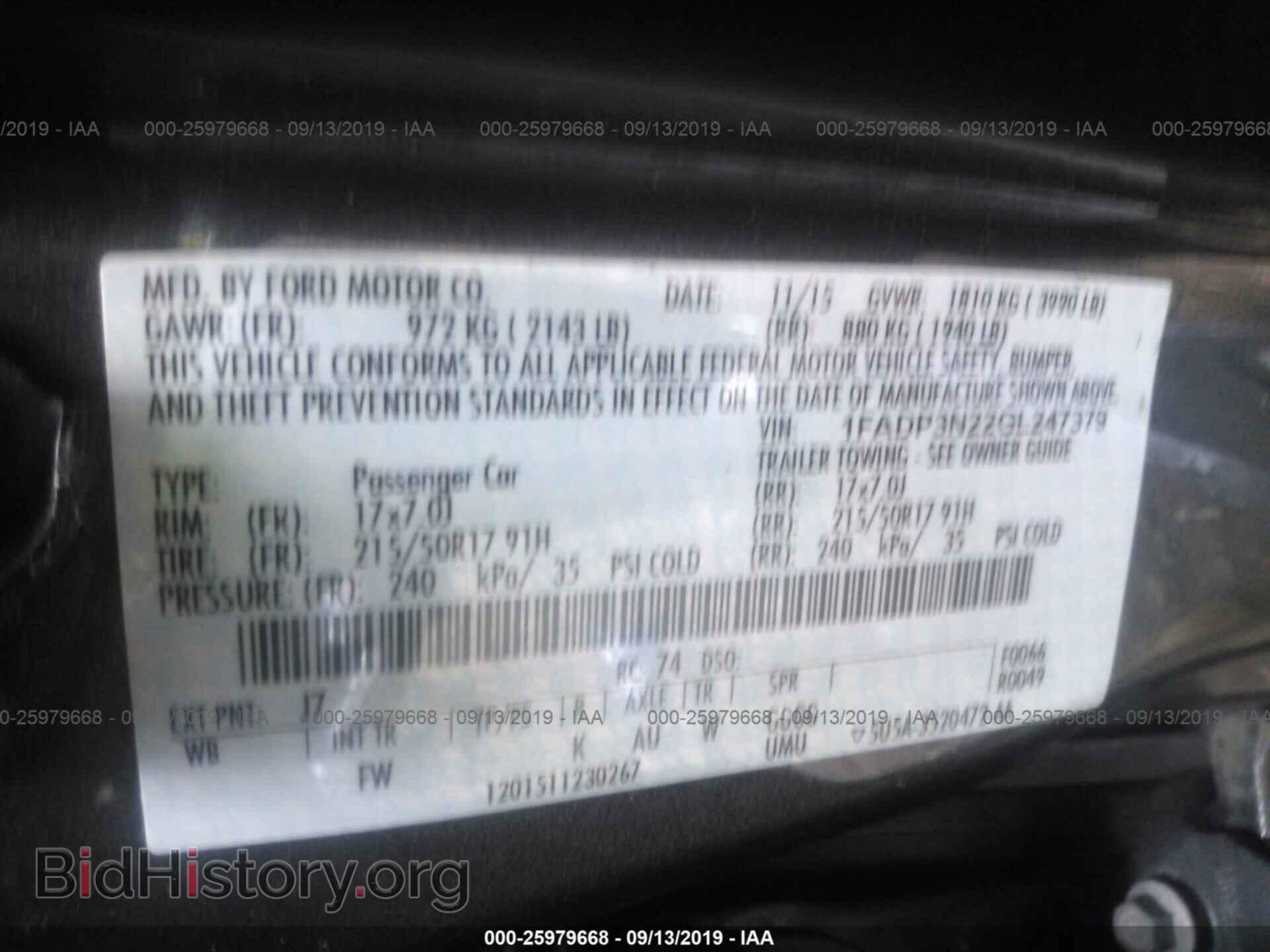 2016 FORD FOCUS - VIN: 1FADP3N22GL247379 - Photo 9