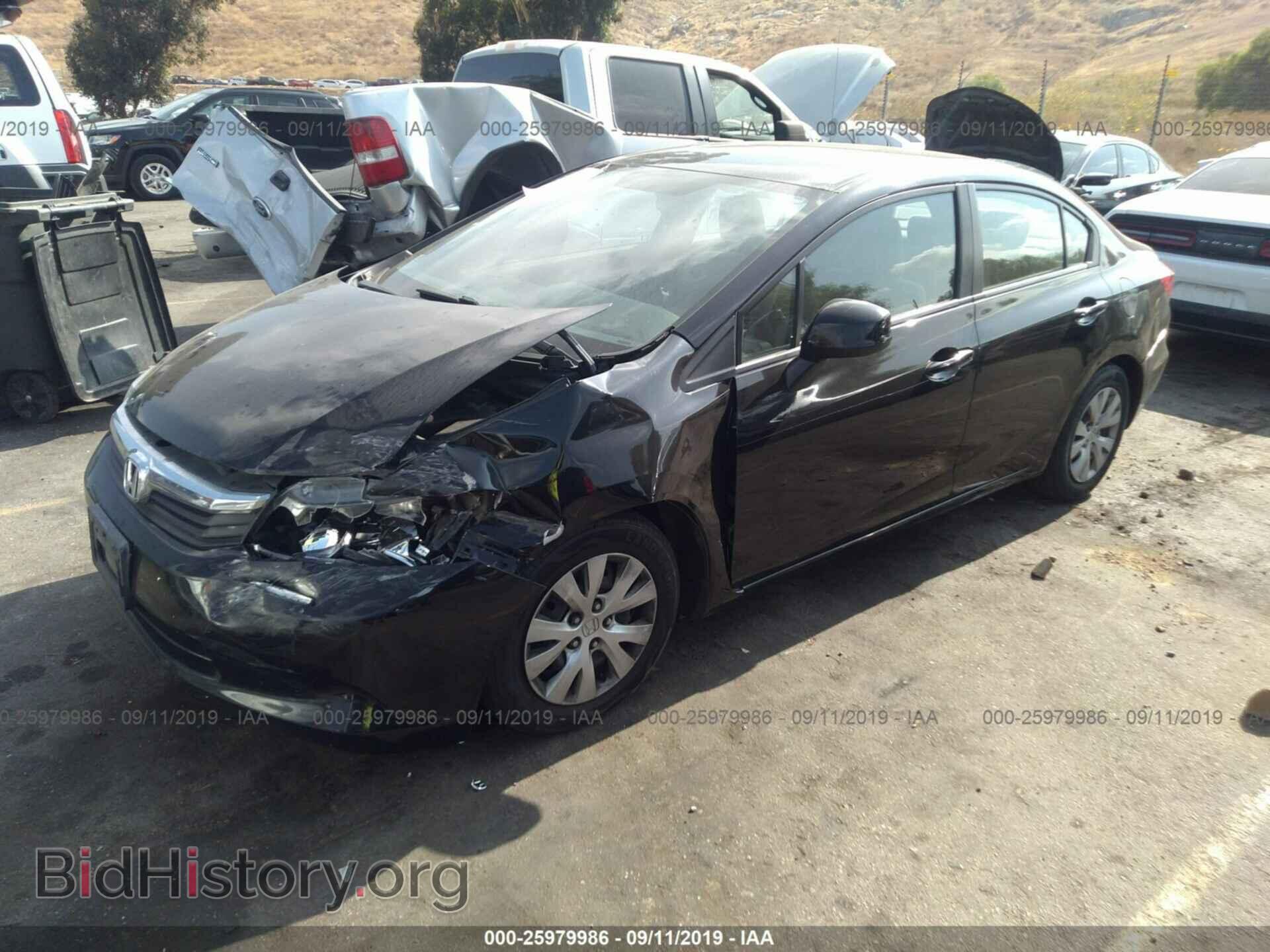 2012 HONDA CIVIC - VIN: 19XFB2F57CE338977 - Фото 2