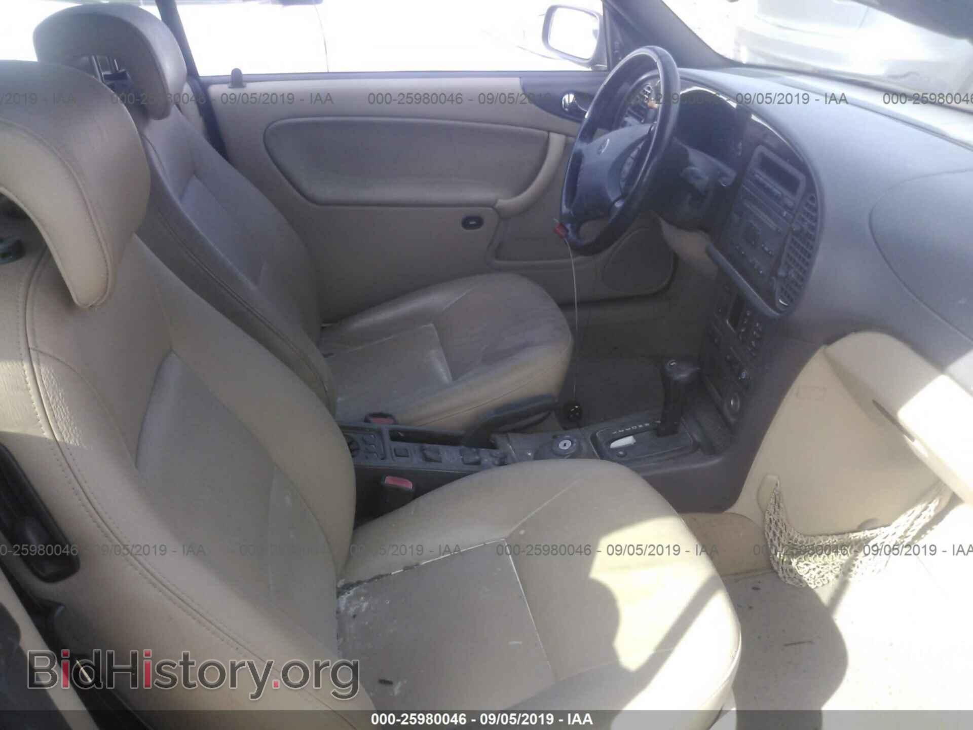 2001 SAAB 9-3 - VIN: YS3DF78K017011323 - Фото 5