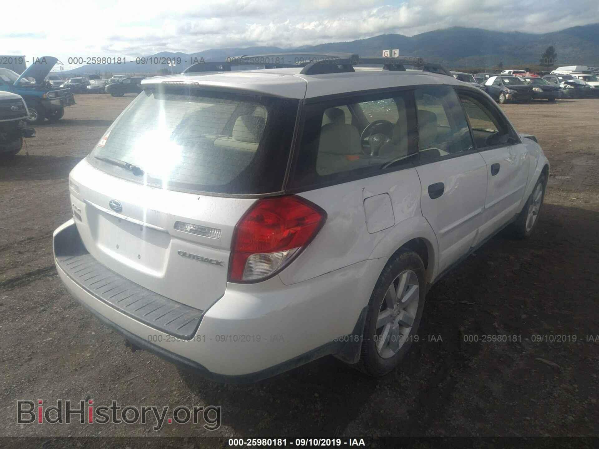2008 SUBARU OUTBACK - VIN: 4S4BP61C087330400 - Фото 4
