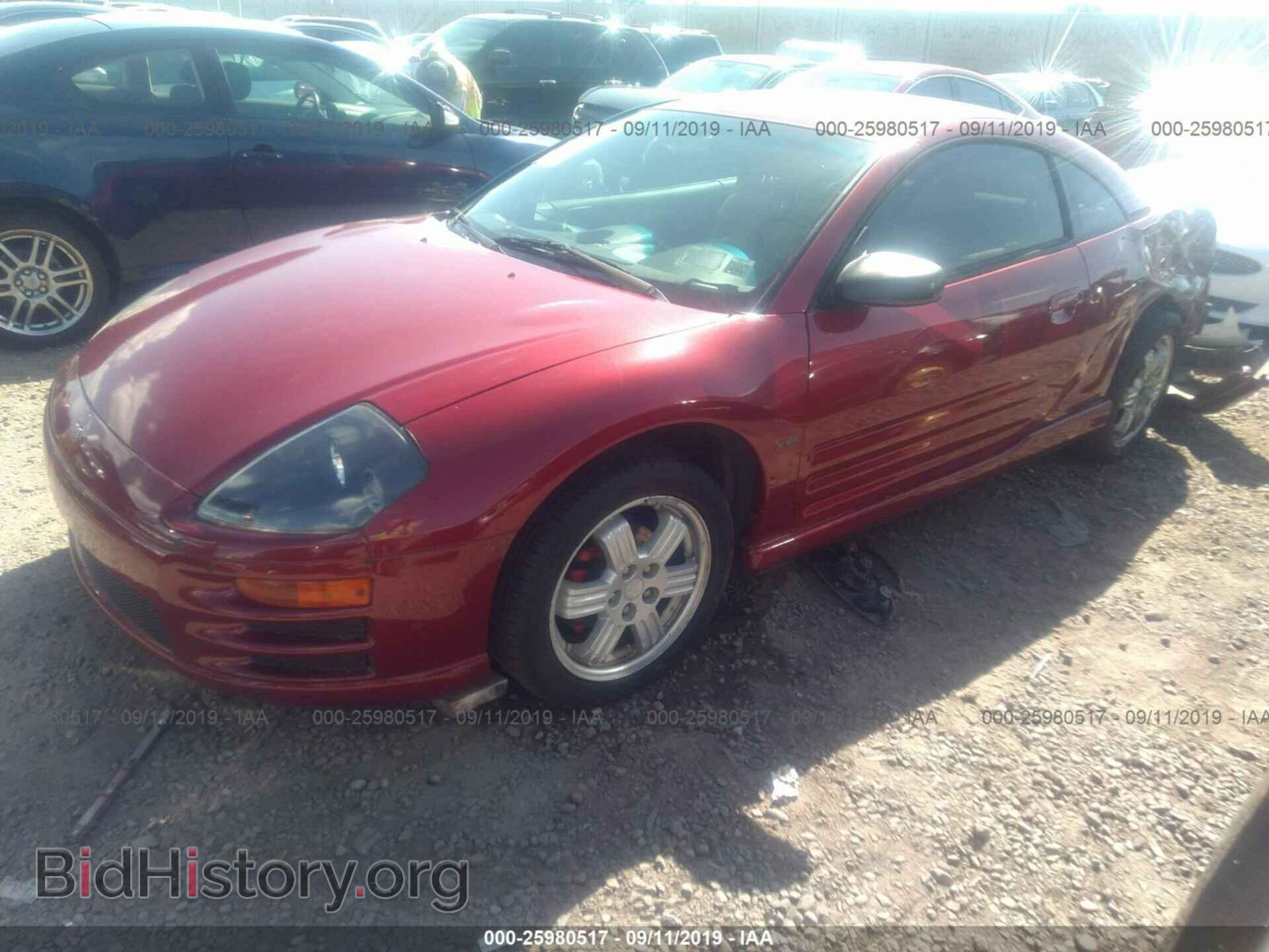 2000 MITSUBISHI ECLIPSE - VIN: 4A3AC84L8YE044497 - Фото 2