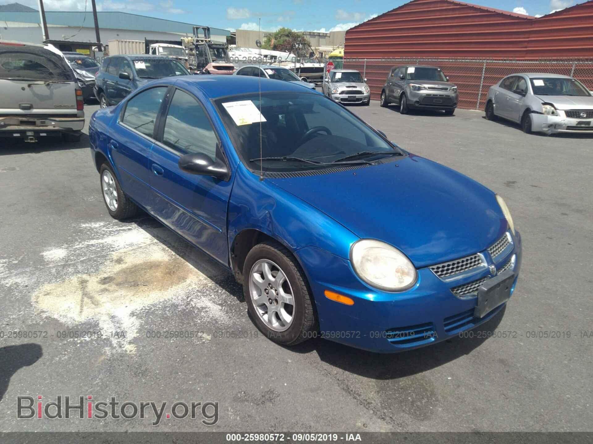 Photo 1B3ES56C05D160153 - DODGE NEON 2005