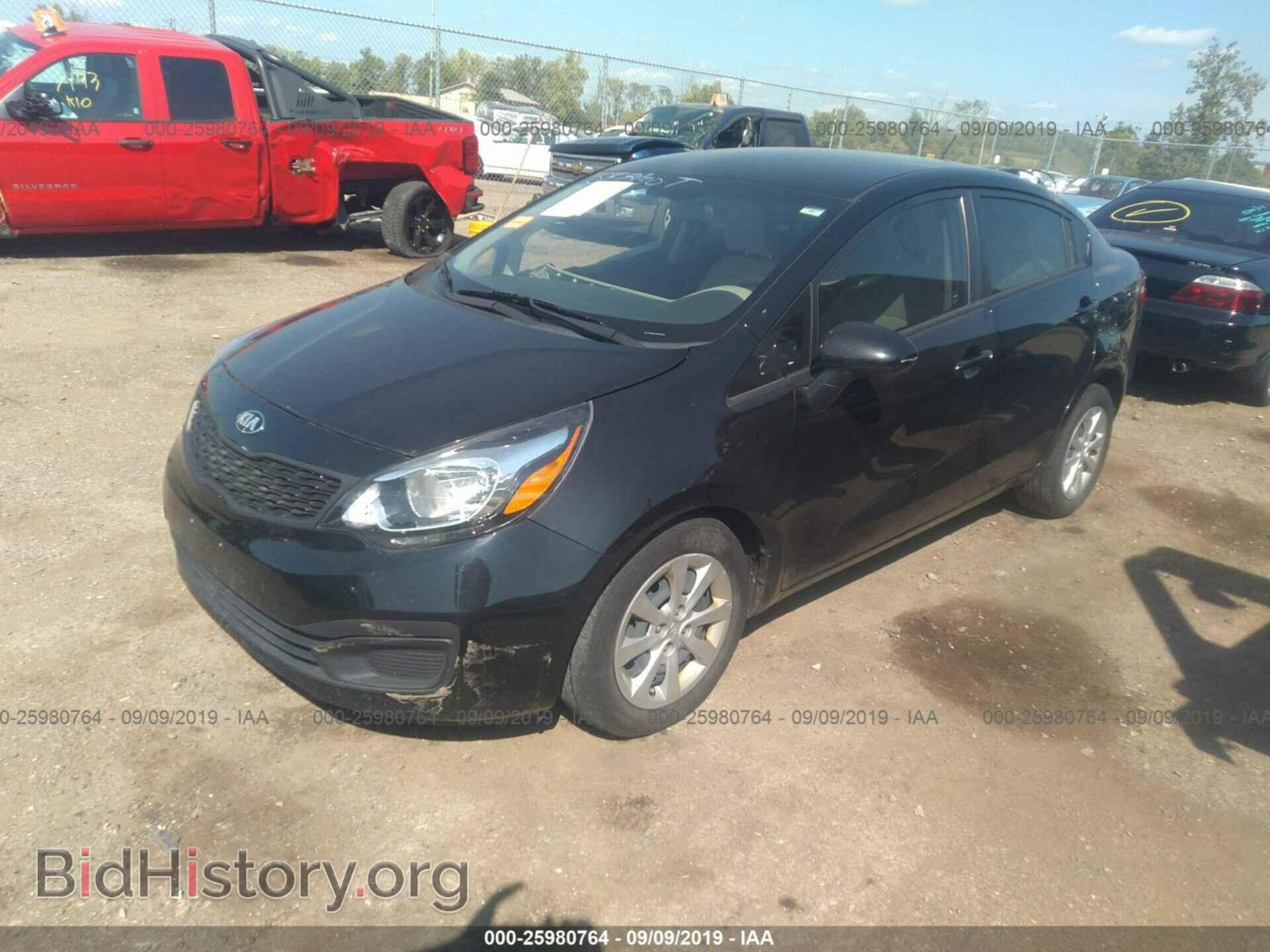 2013 KIA RIO - VIN: KNADM4A31D6284485 - Фото 2