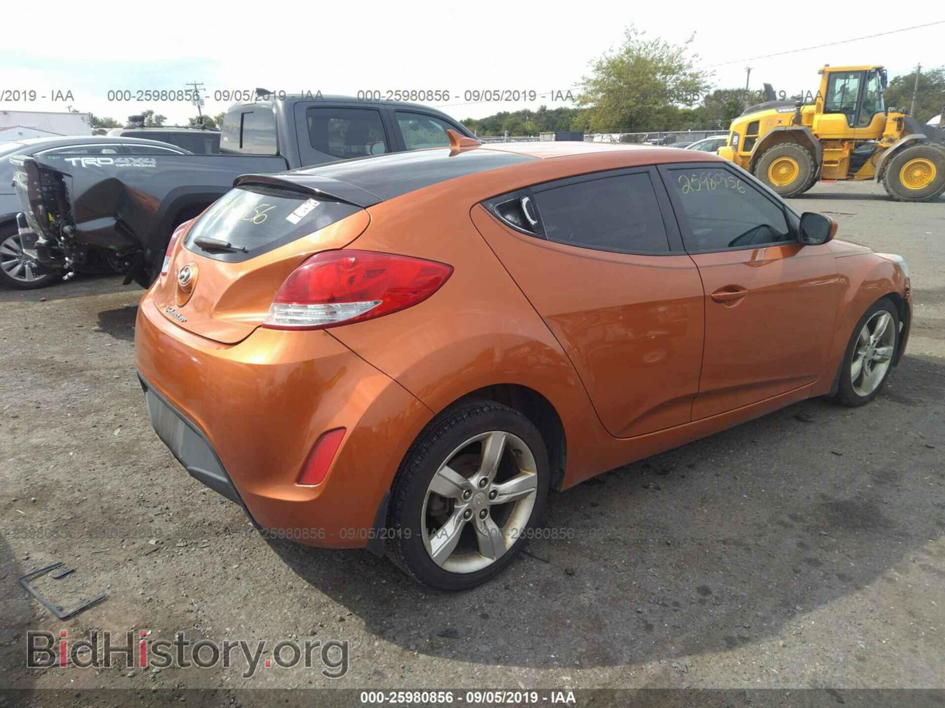 2012 HYUNDAI VELOSTER - VIN: KMHTC6AD7CU020862 - Фото 4