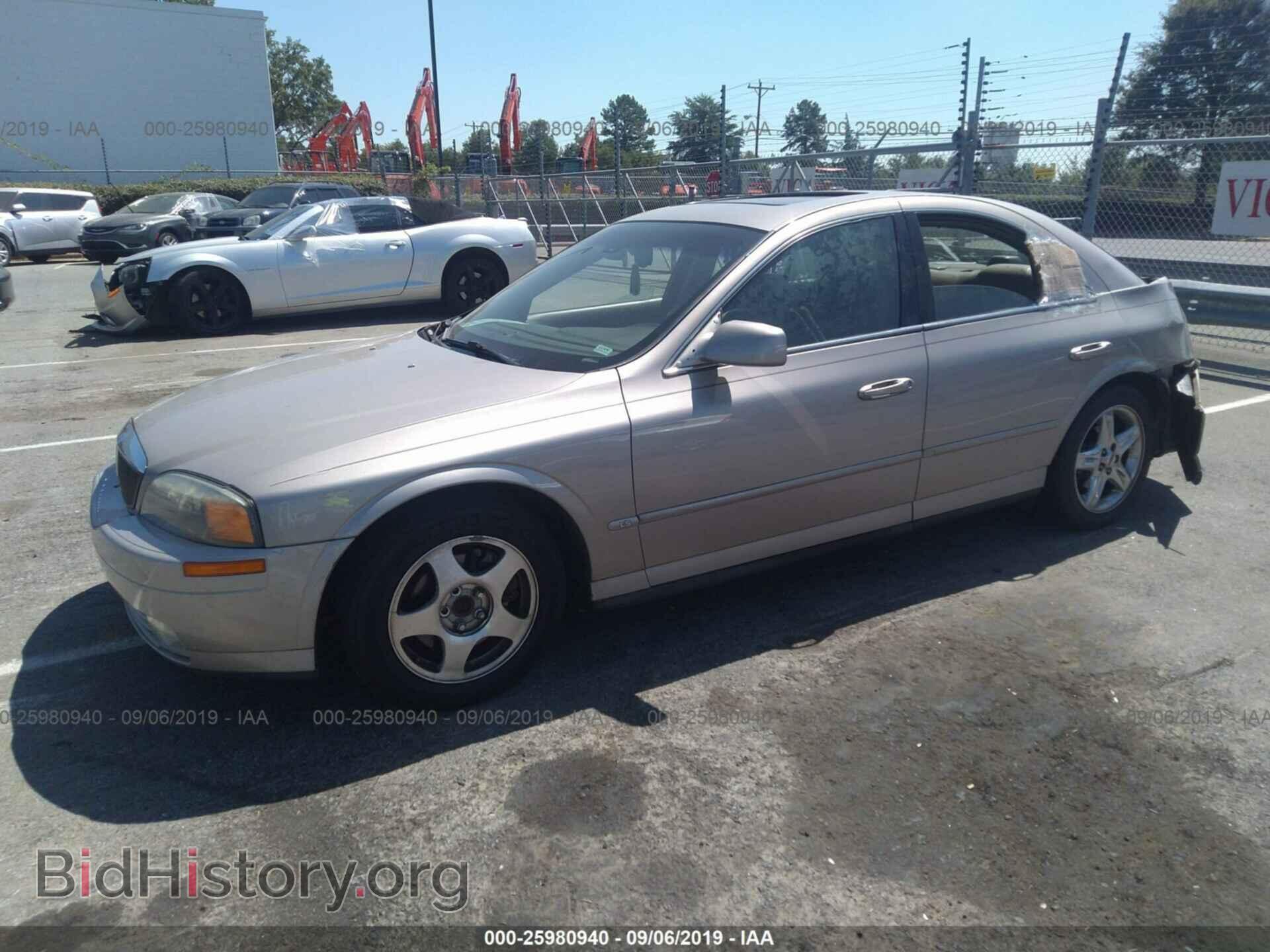 2001 LINCOLN LS - VIN: 1LNHM86S01Y632171 - Photo 2