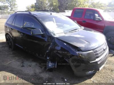 2007 Ford EDGE SEL, black — VIN 2FMDK48C87BB11627, IAAI
