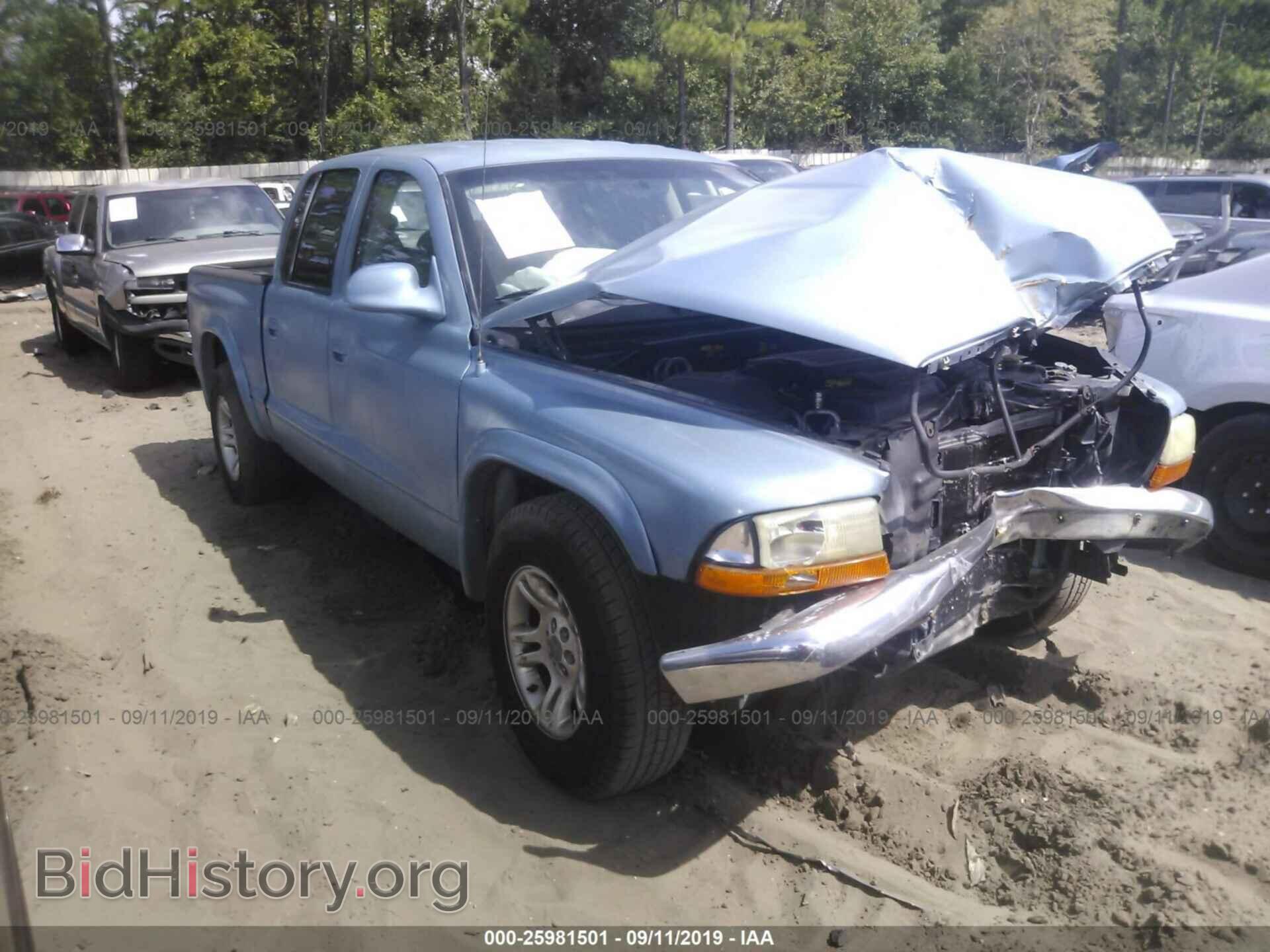 Photo 1B7HL48N72S522875 - DODGE DAKOTA 2002