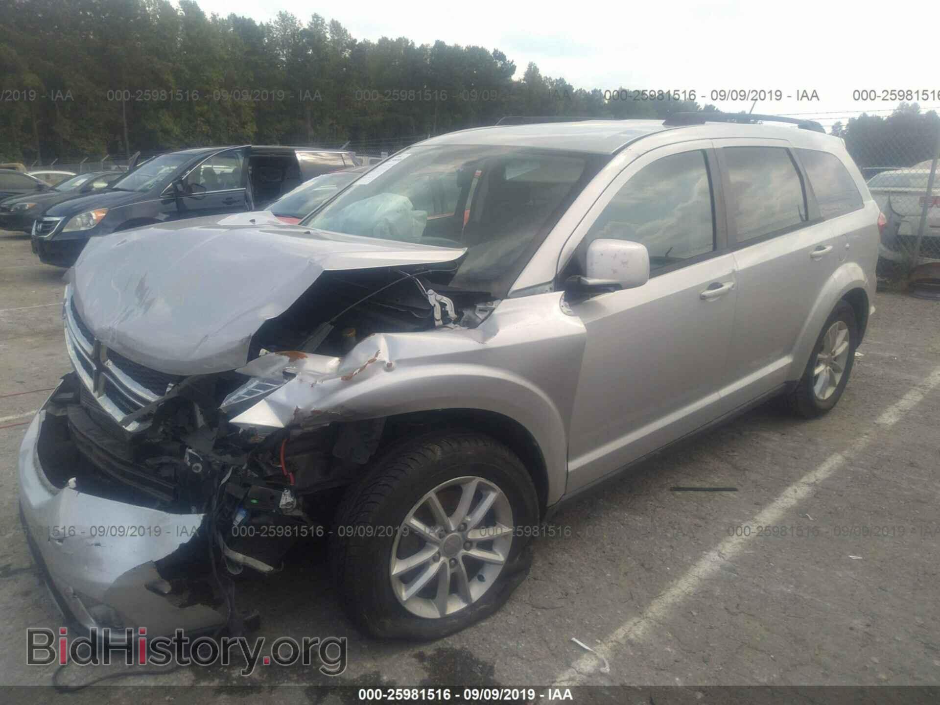 2014 DODGE JOURNEY - VIN: 3C4PDCBB7ET123209 - Фото 2