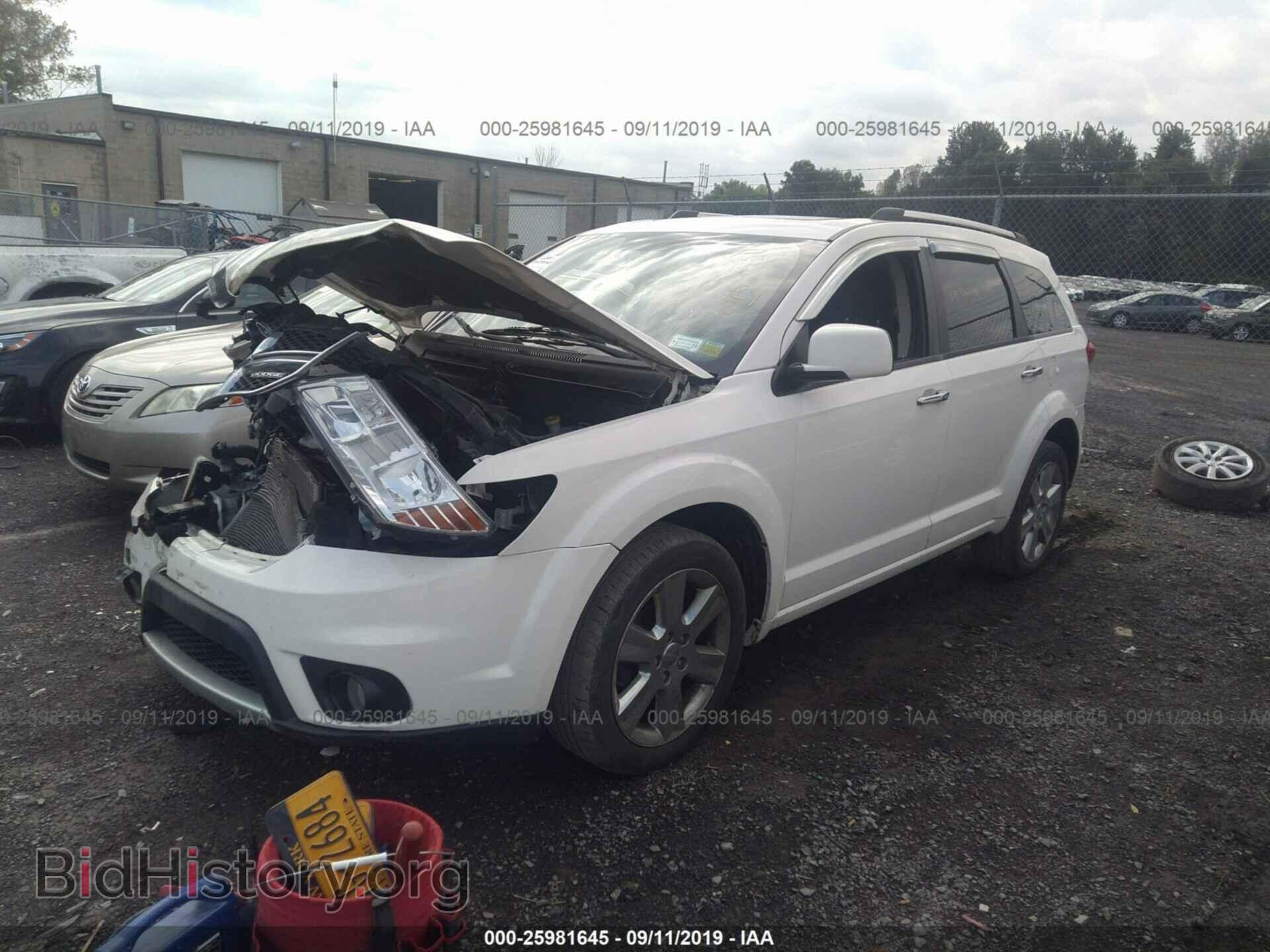 2011 DODGE JOURNEY - VIN: 3D4PH6FG2BT570847 - Фото 2