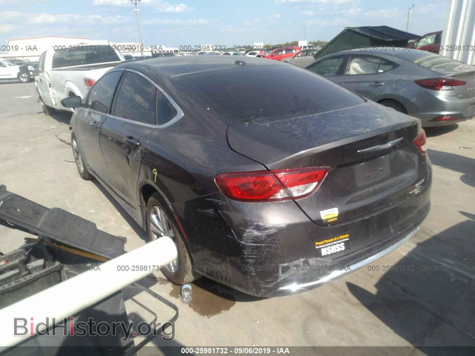 2015 CHRYSLER 200 - VIN: 1C3CCCAB6FN607963 - Фото 3