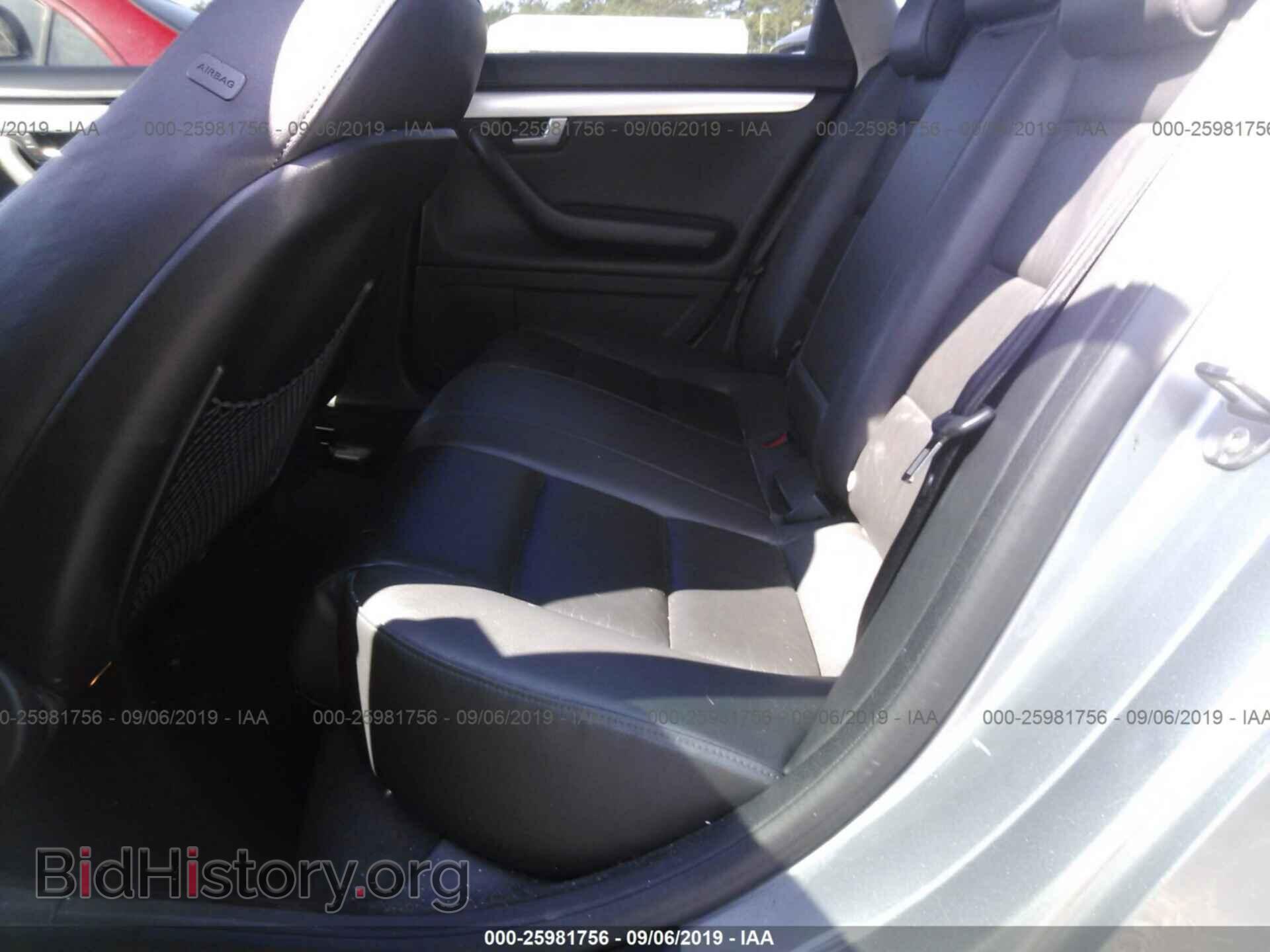 2006 AUDI A4 - VIN: WAUDF78E76A115607 - Фото 8