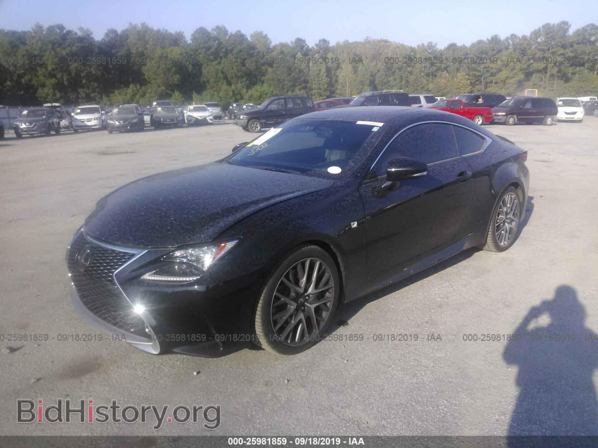 2016 LEXUS RC - VIN: JTHHE5BC6G5013887 - Фото 2