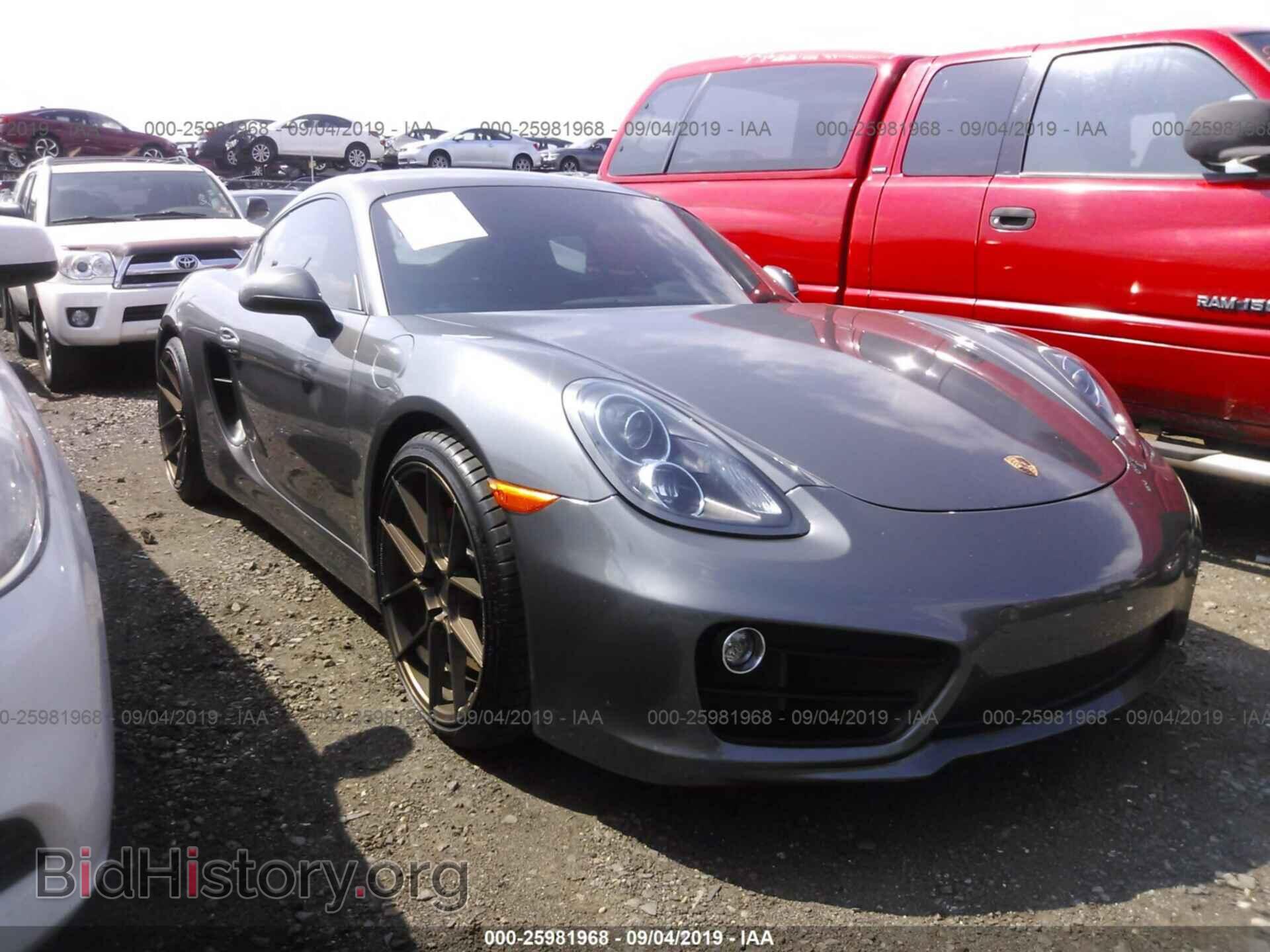 Photo WP0AB2A81EK191504 - PORSCHE CAYMAN 2014
