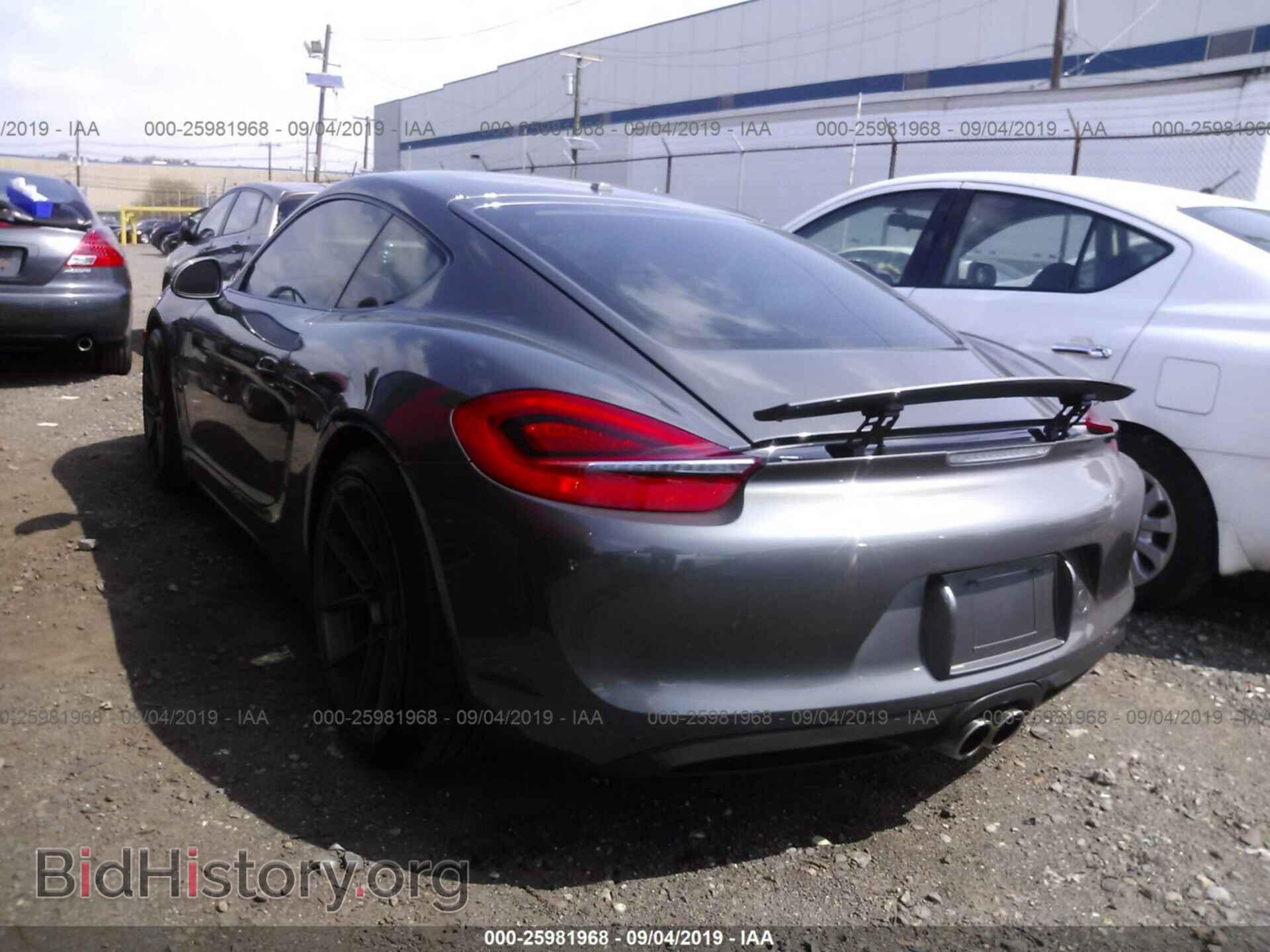2014 PORSCHE CAYMAN - VIN: WP0AB2A81EK191504 - Фото 3