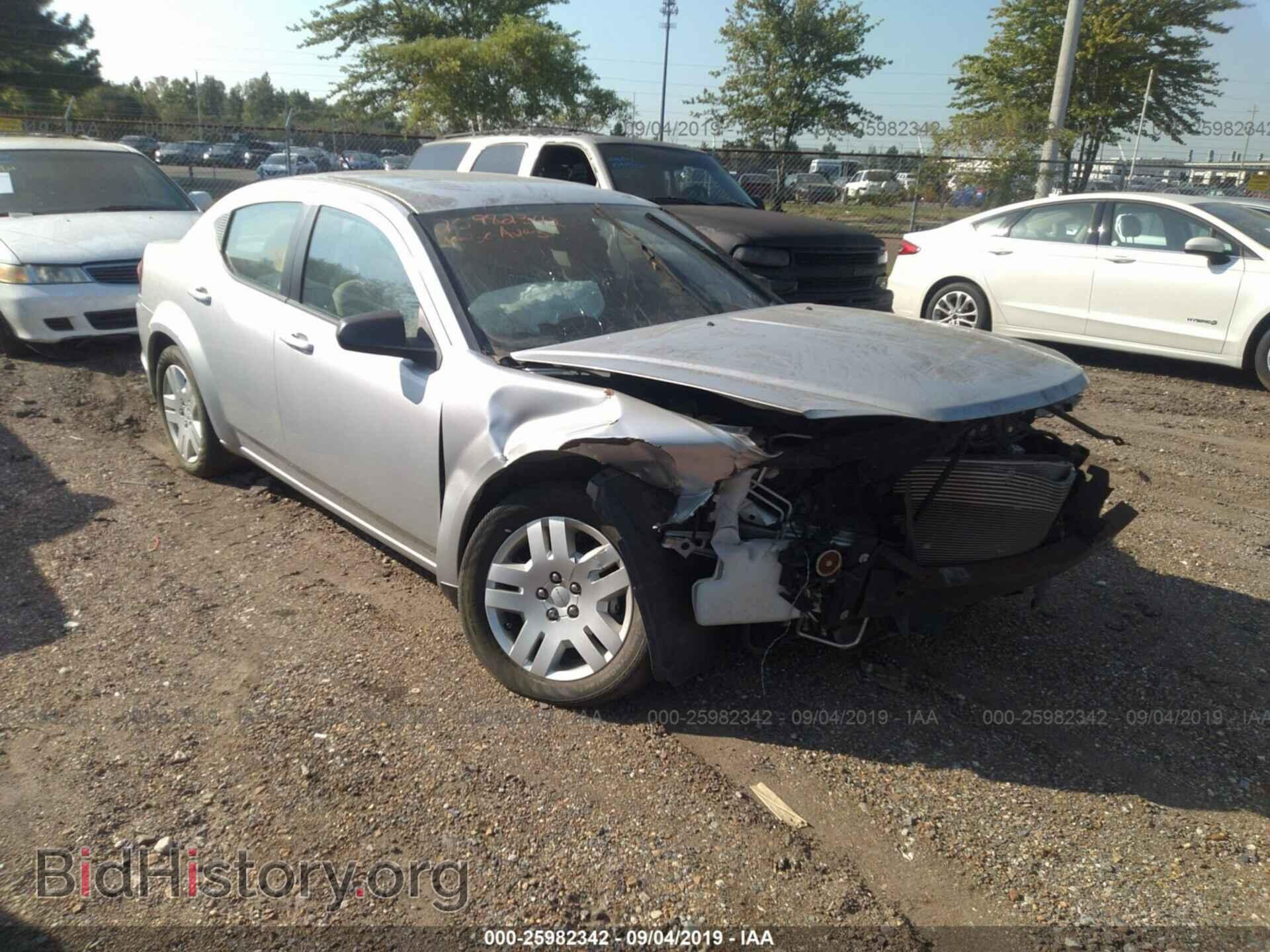 Photo 1C3CDZAB2CN171401 - DODGE AVENGER 2012