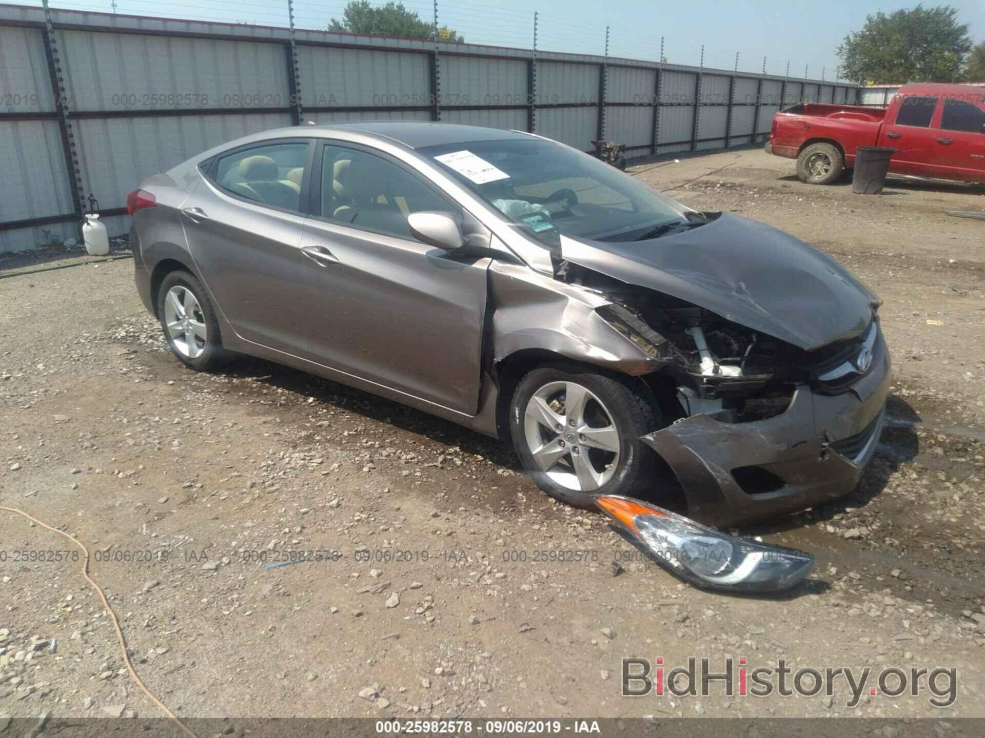 Photo 5NPDH4AE9CH089053 - HYUNDAI ELANTRA 2012