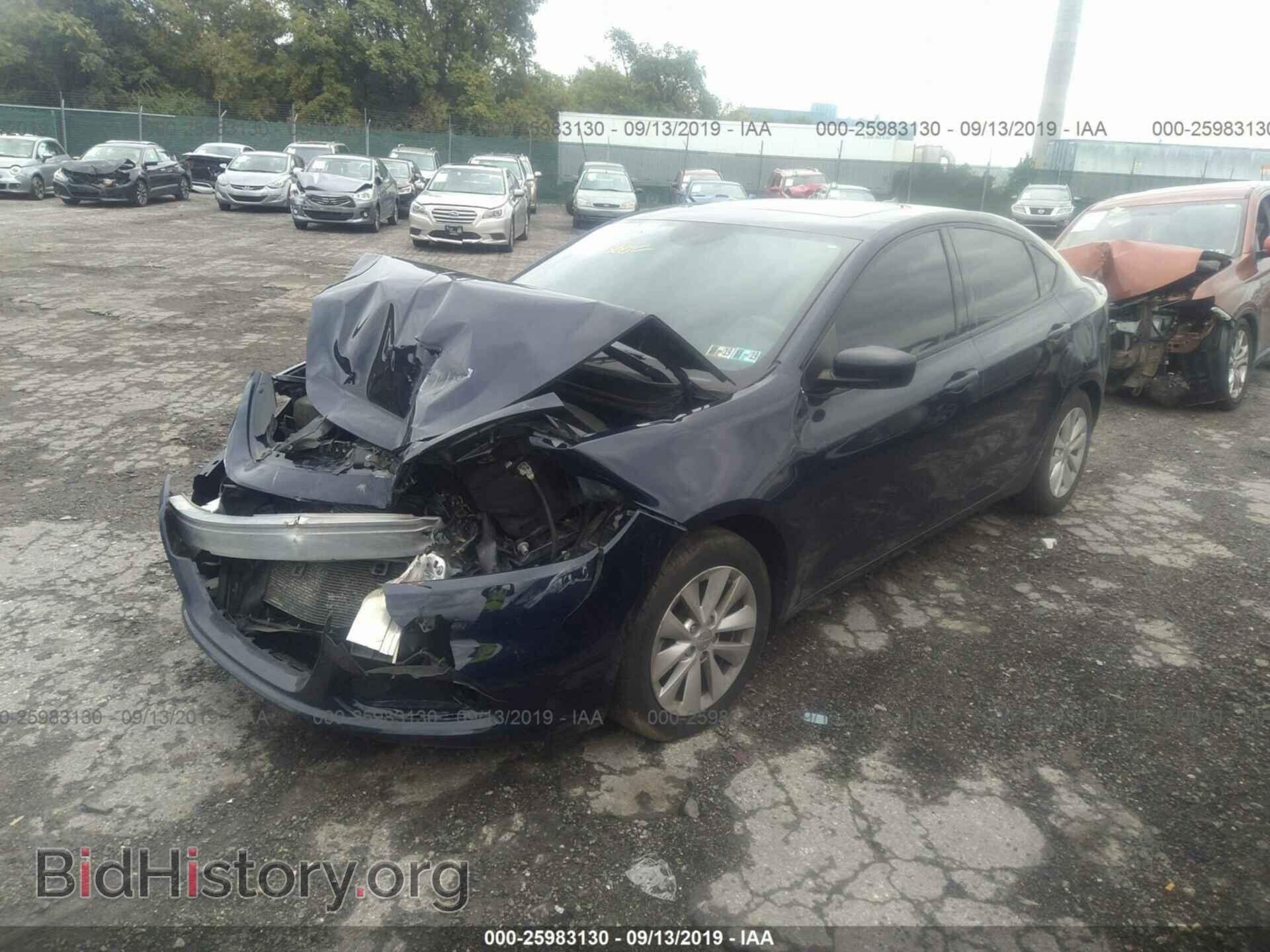 2014 DODGE DART - VIN: 1C3CDFBB9ED668340 - Фото 2