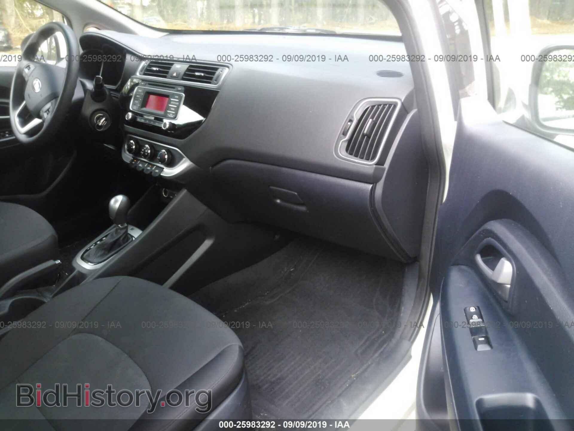 2016 KIA RIO - VIN: KNADM4A33G6553302 - Фото 5