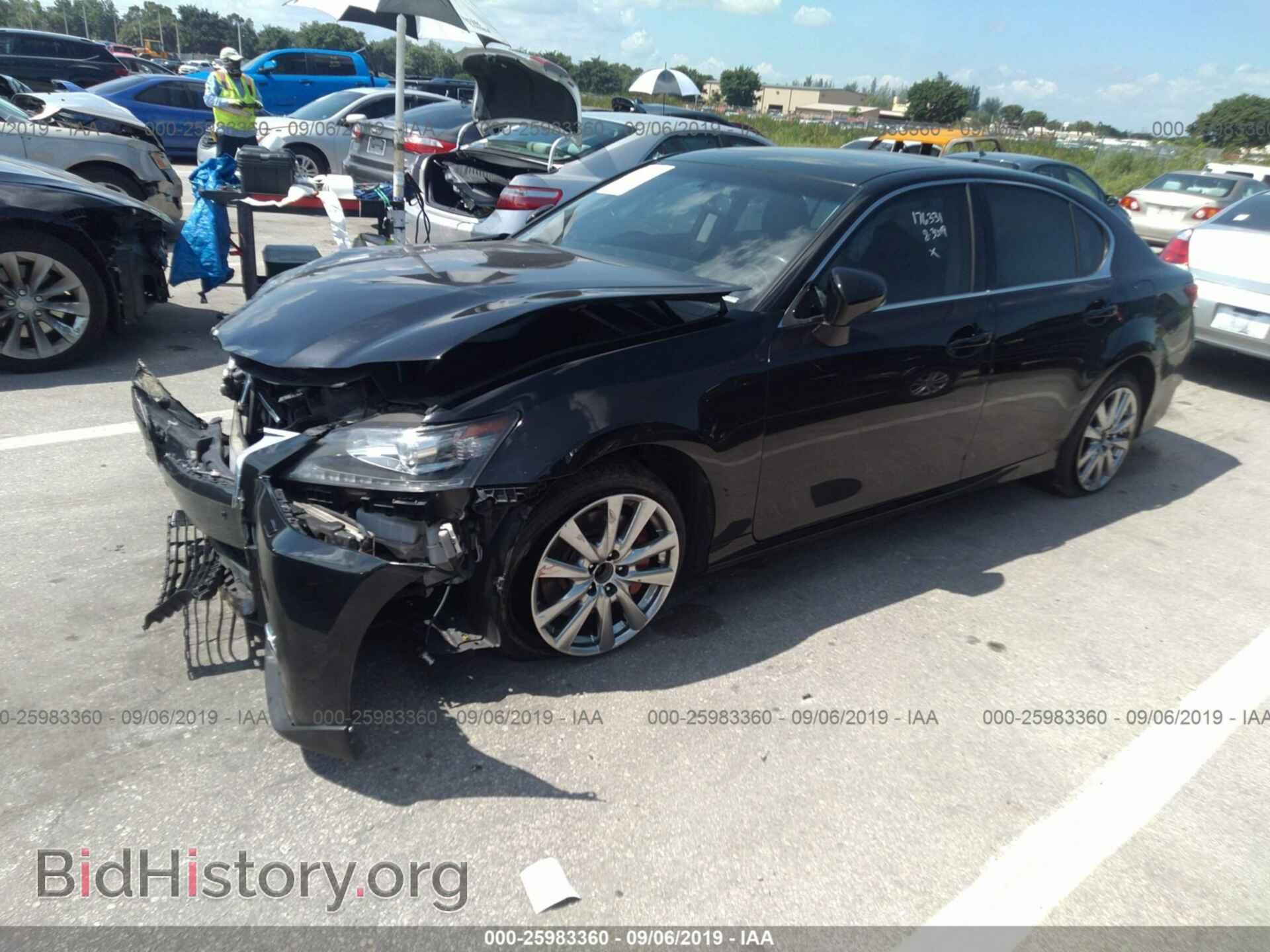 2013 LEXUS GS - VIN: JTHCE1BL1D5014315 - Фото 2