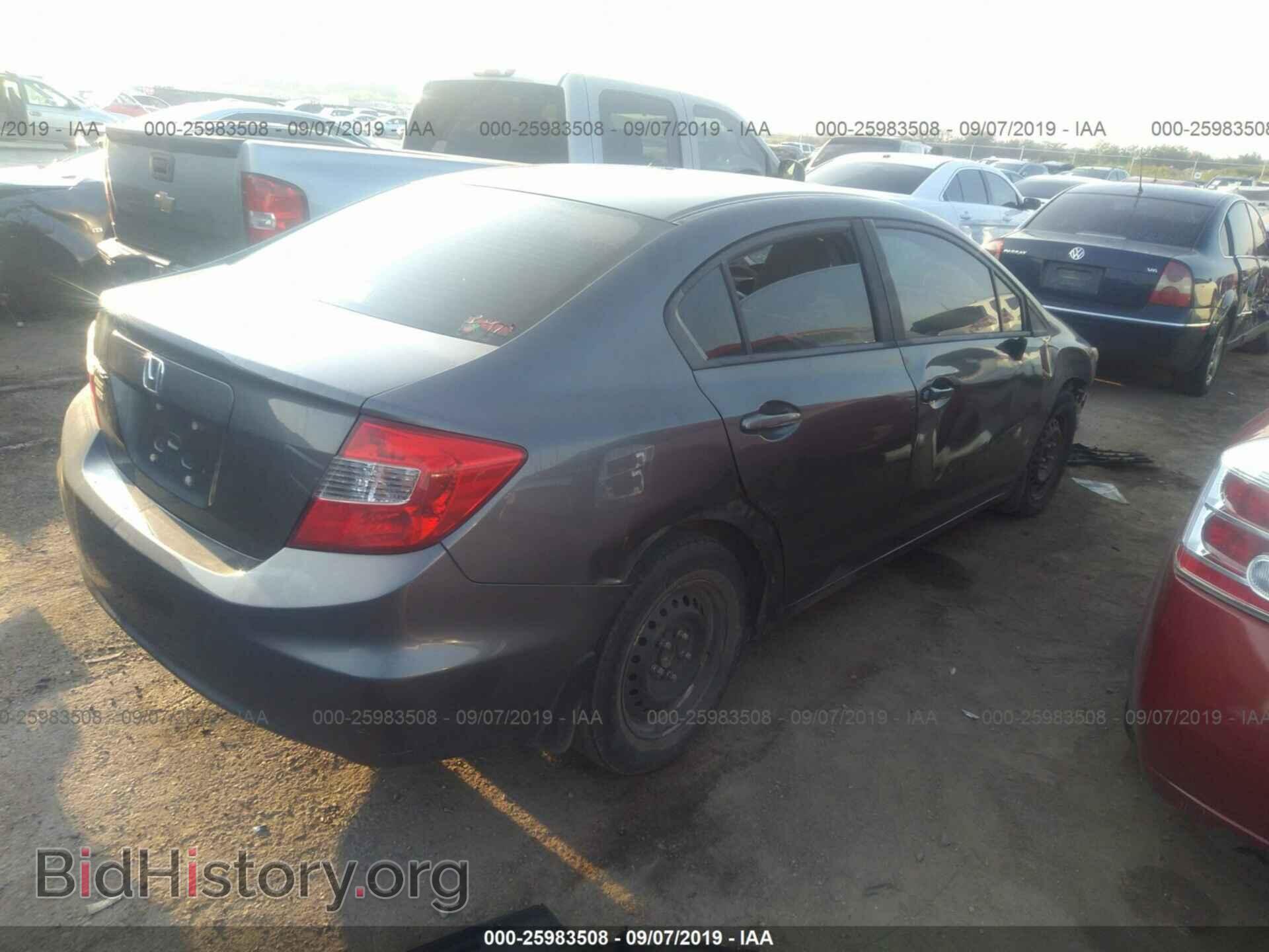 2012 HONDA CIVIC - VIN: 19XFB2F51CE083517 - Фото 4