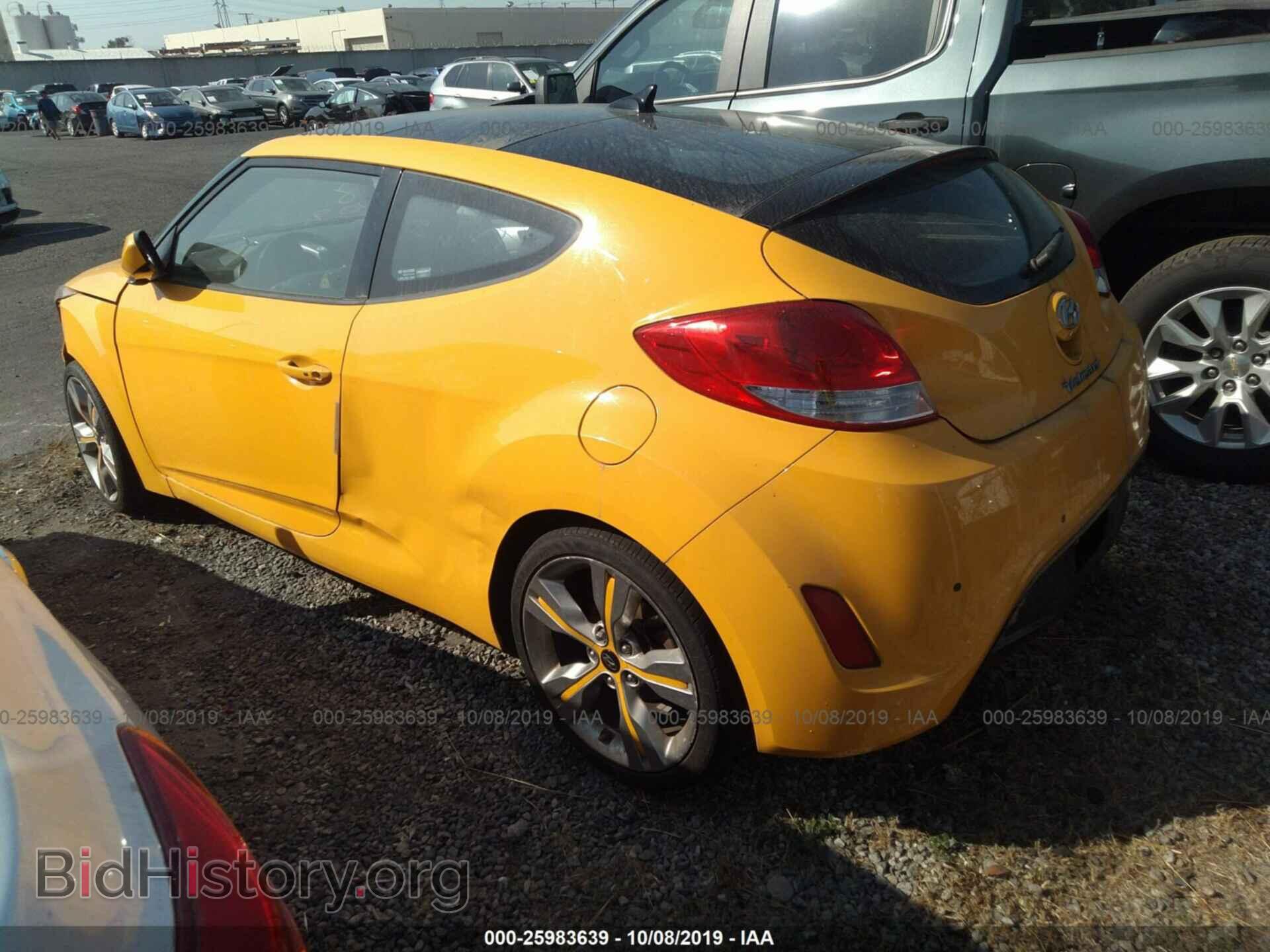 2013 HYUNDAI VELOSTER - VIN: KMHTC6AD5DU141861 - Фото 3