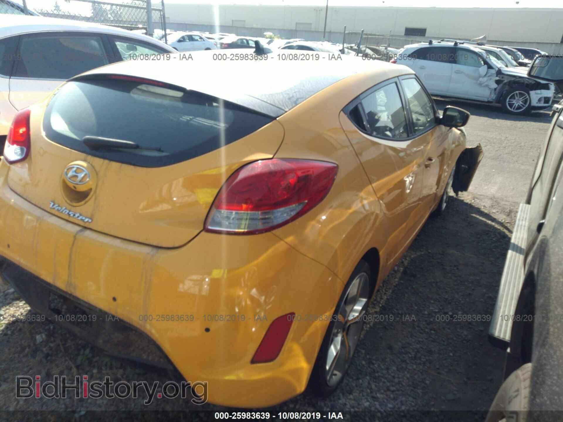 2013 HYUNDAI VELOSTER - VIN: KMHTC6AD5DU141861 - Фото 4