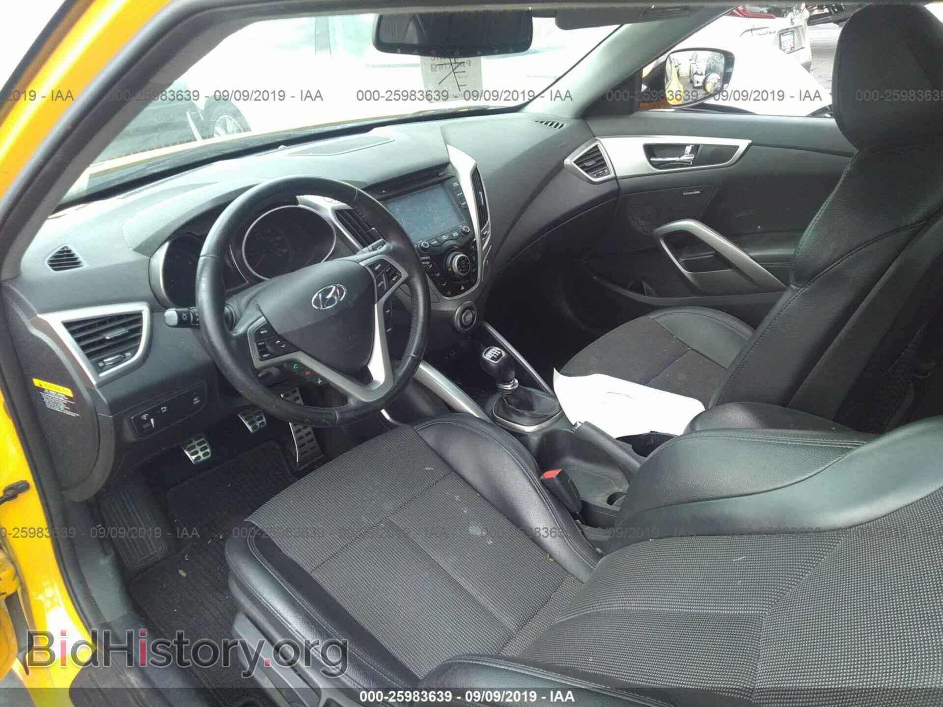 2013 HYUNDAI VELOSTER - VIN: KMHTC6AD5DU141861 - Фото 5