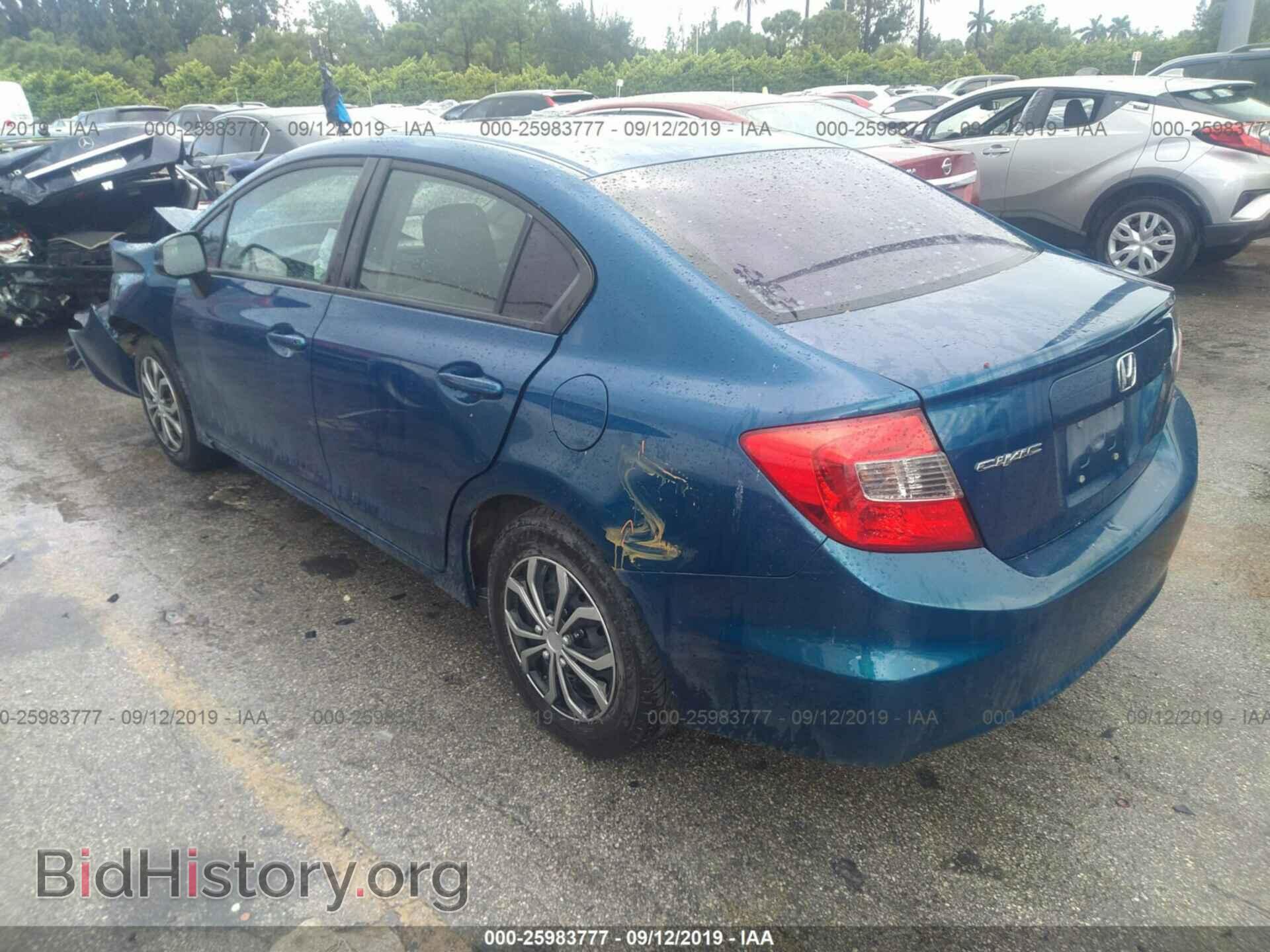 2012 HONDA CIVIC - VIN: 2HGFB2F50CH513124 - Фото 3