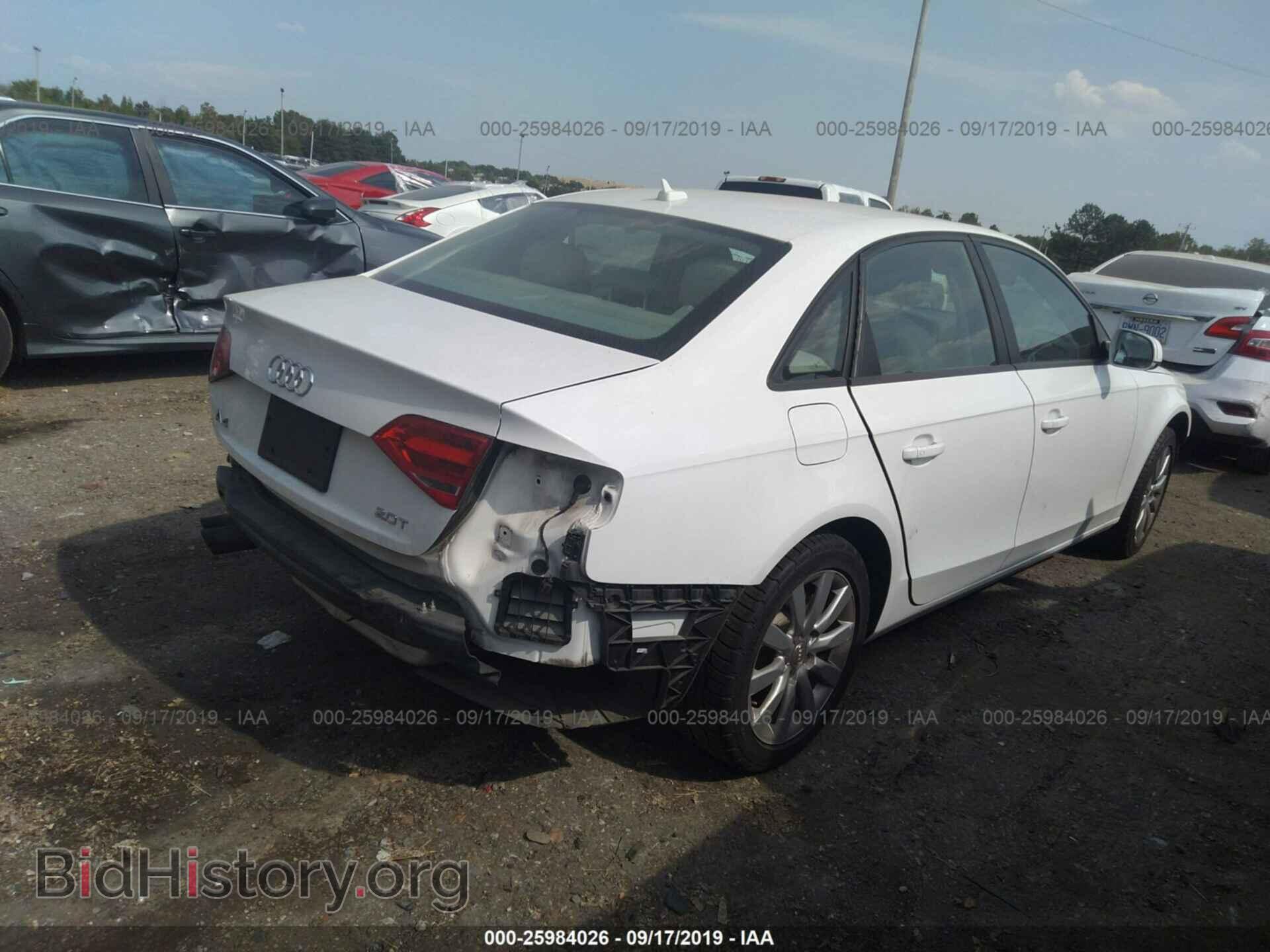 2012 AUDI A4 - VIN: WAUAFAFL8CN015652 - Photo 4