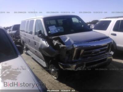 2014 Ford ECONOLINE E350 Super Duty Wagon, silver — VIN 1FBNE3BL3EDA28511, IAAI
