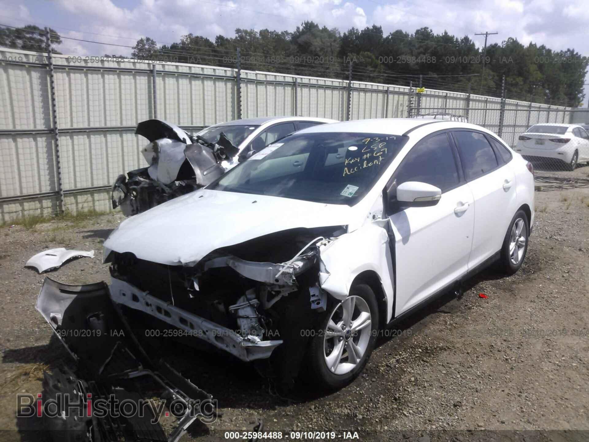 2014 FORD FOCUS - VIN: 1FADP3F21EL410230 - Фото 2