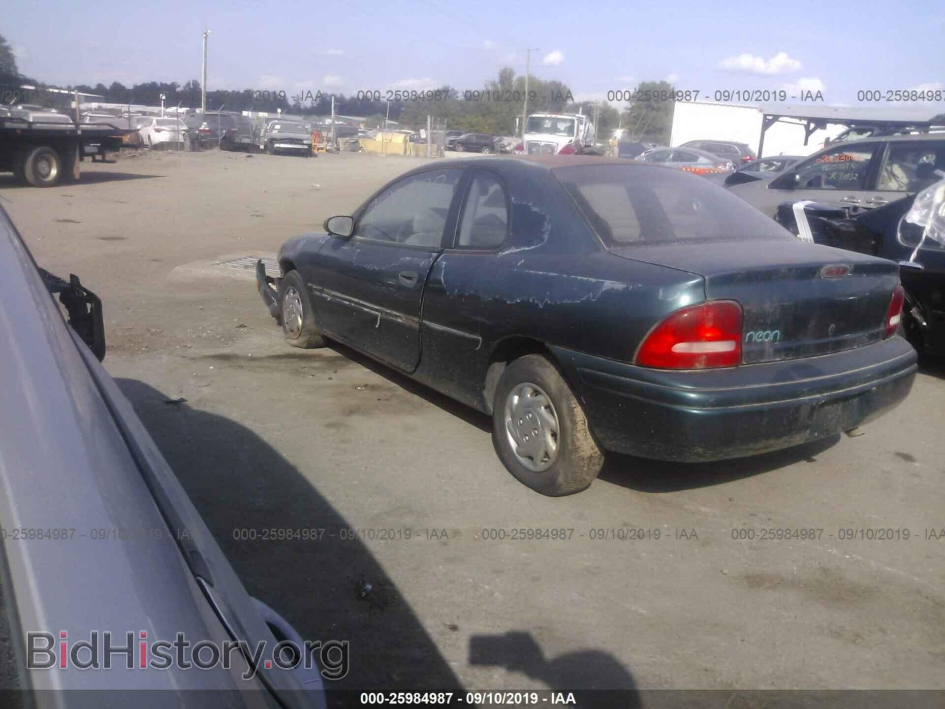 1995 DODGE NEON - VIN: 1B3ES42CXSD211699 - Фото 3