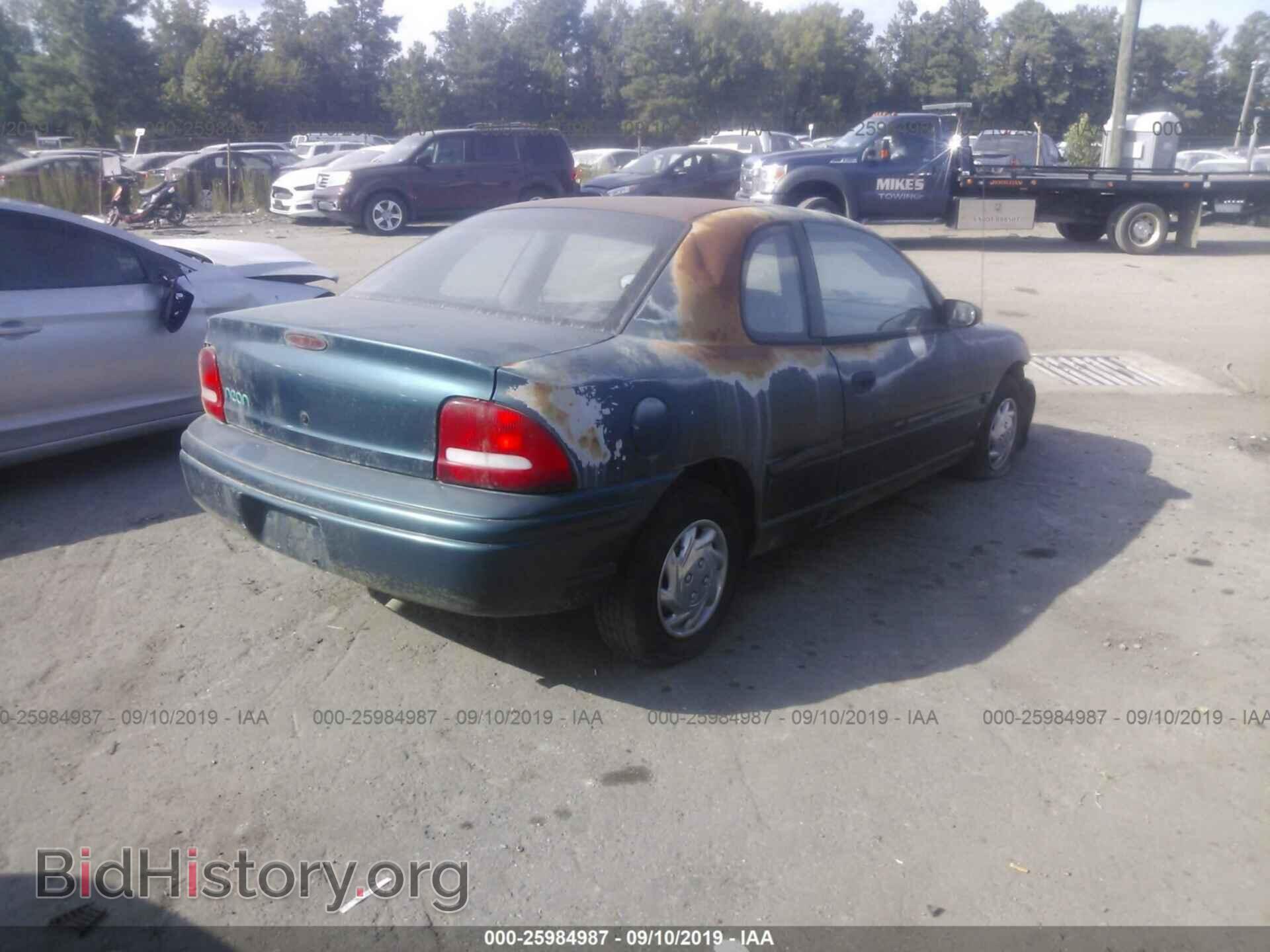 1995 DODGE NEON - VIN: 1B3ES42CXSD211699 - Фото 4