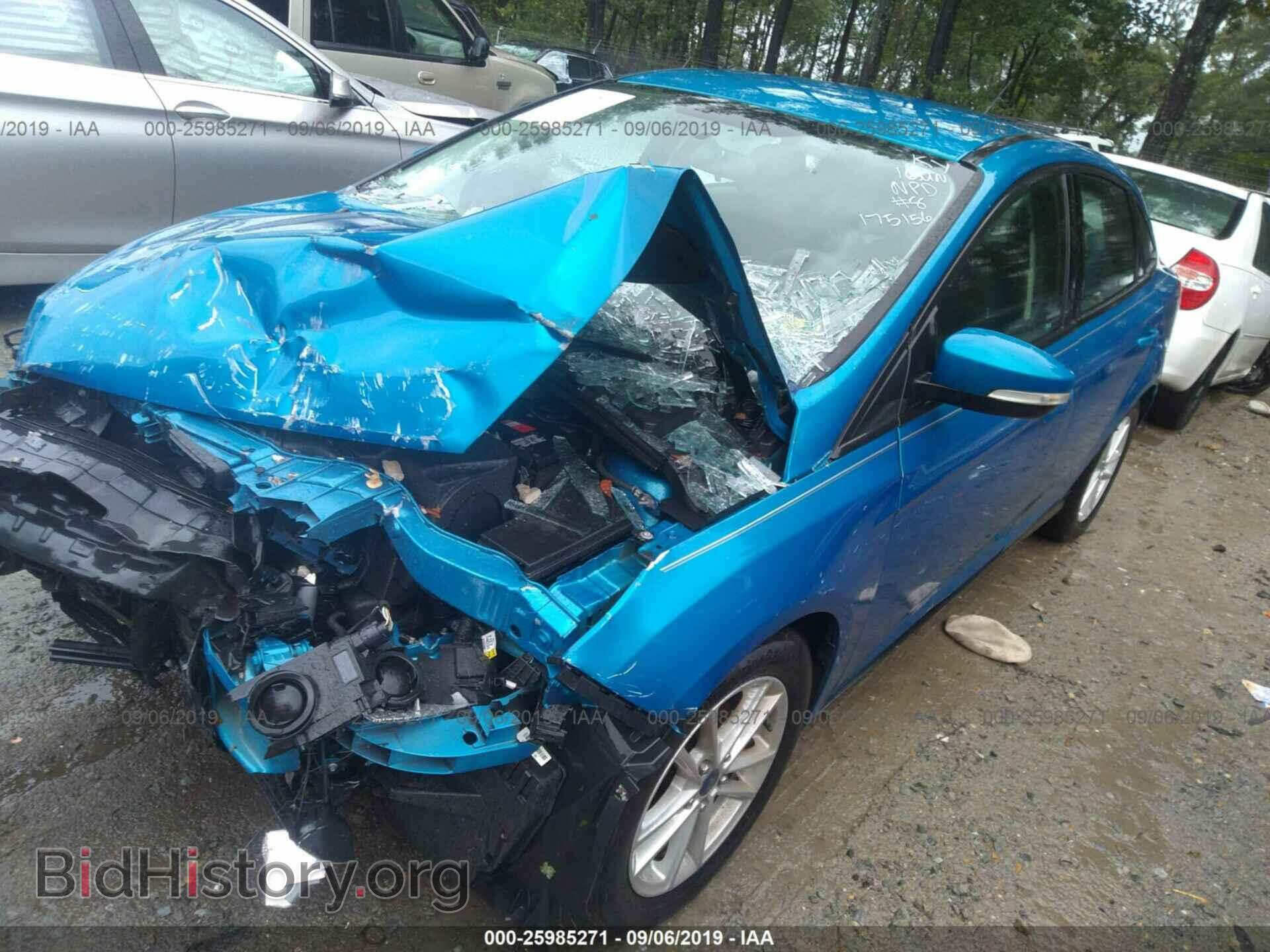 2015 FORD FOCUS - VIN: 1FADP3F22FL372931 - Фото 2