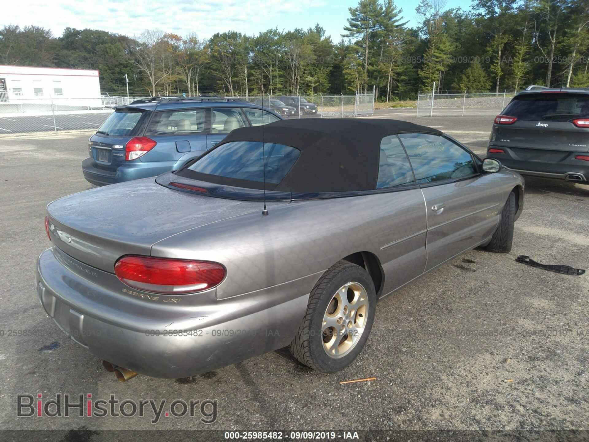 1999 CHRYSLER SEBRING - VIN: 3C3EL55H4XT599513 - Фото 4