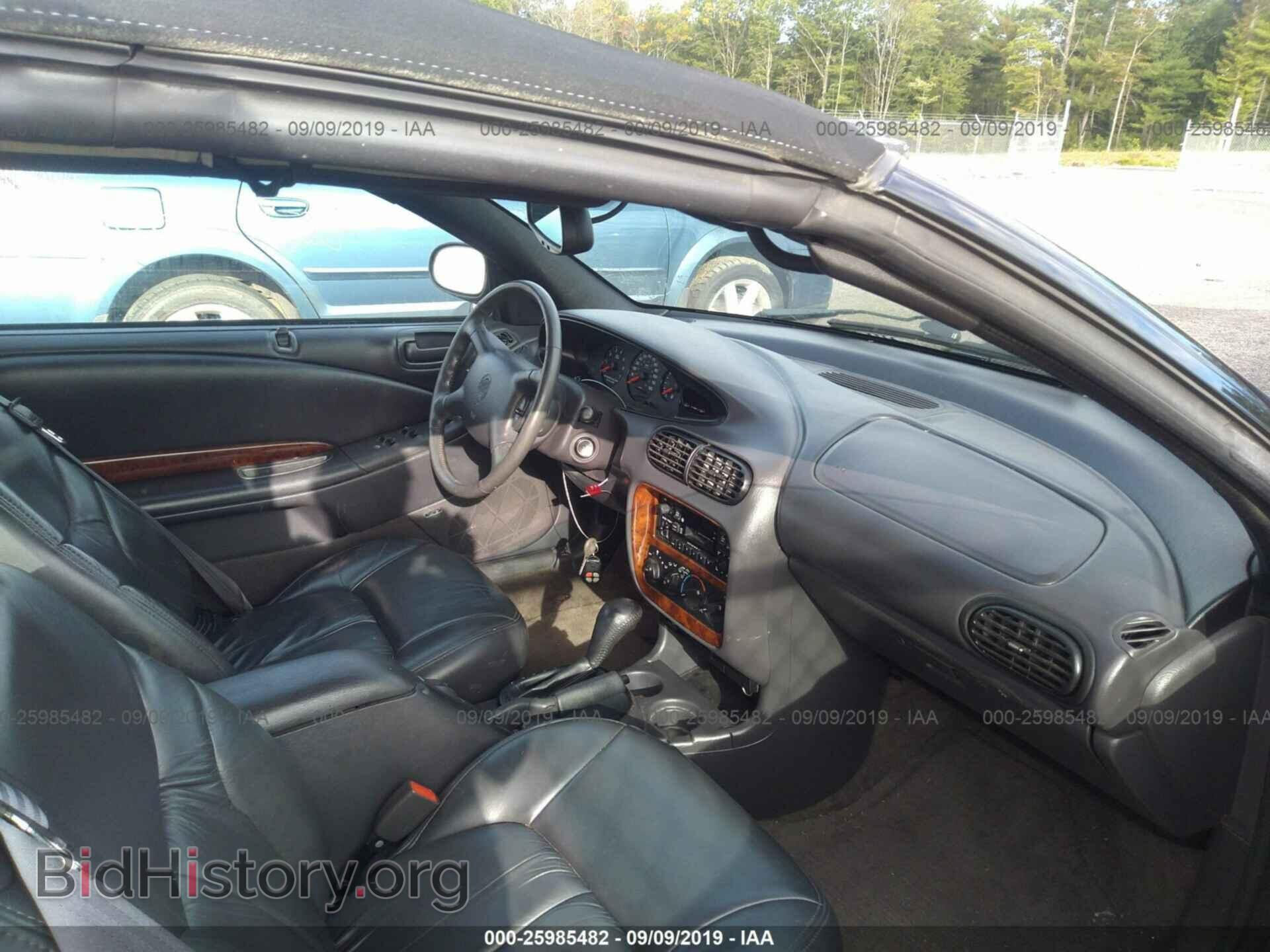 1999 CHRYSLER SEBRING - VIN: 3C3EL55H4XT599513 - Фото 5