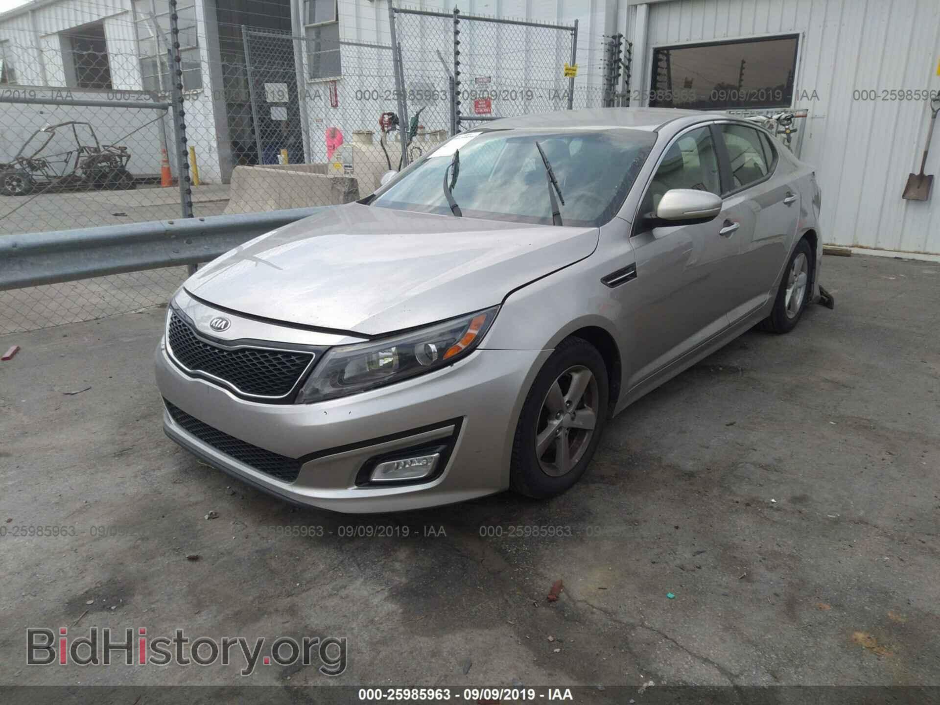 2014 KIA OPTIMA - VIN: 5XXGM4A79EG272803 - Фото 2