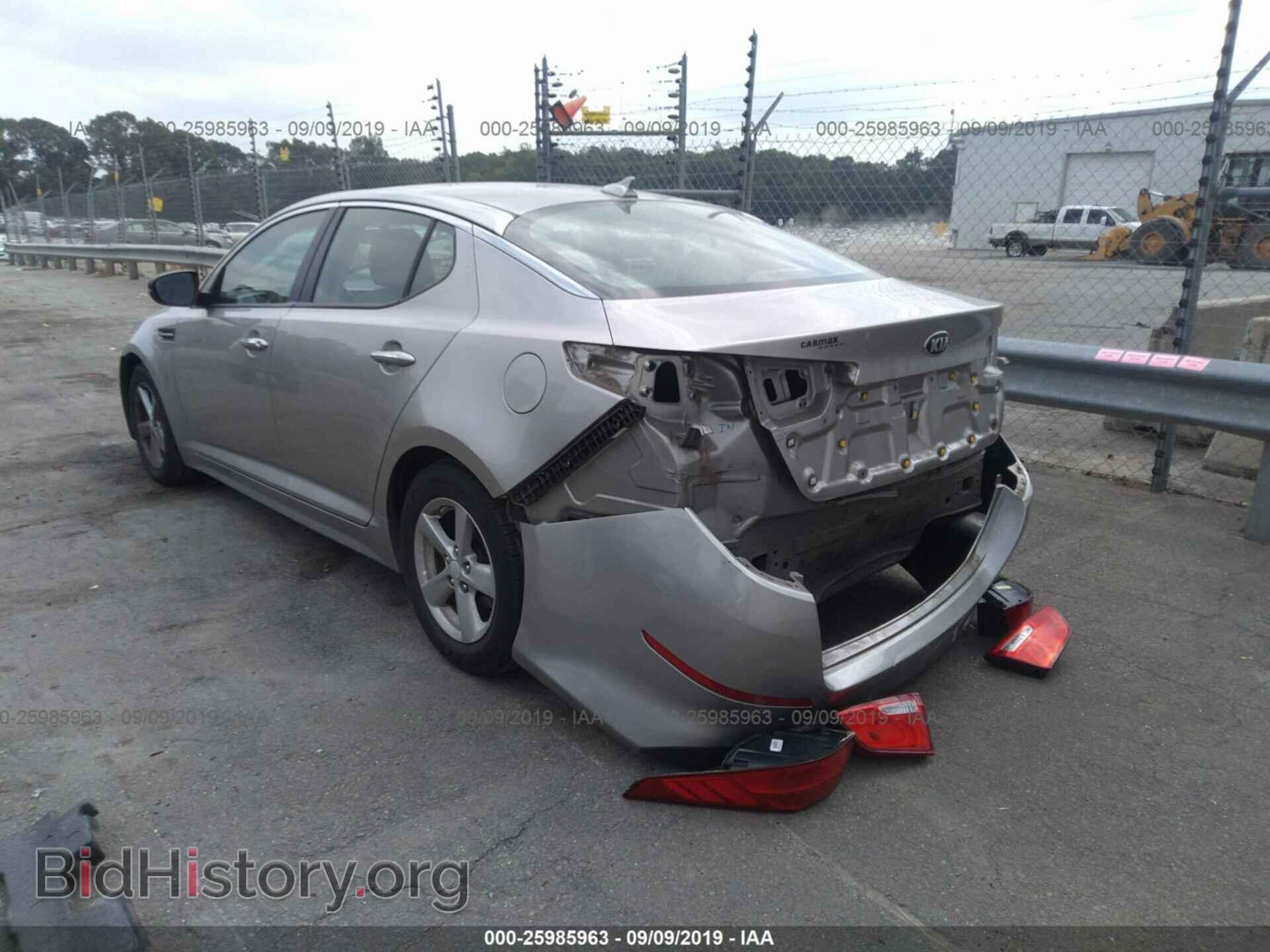 2014 KIA OPTIMA - VIN: 5XXGM4A79EG272803 - Фото 3