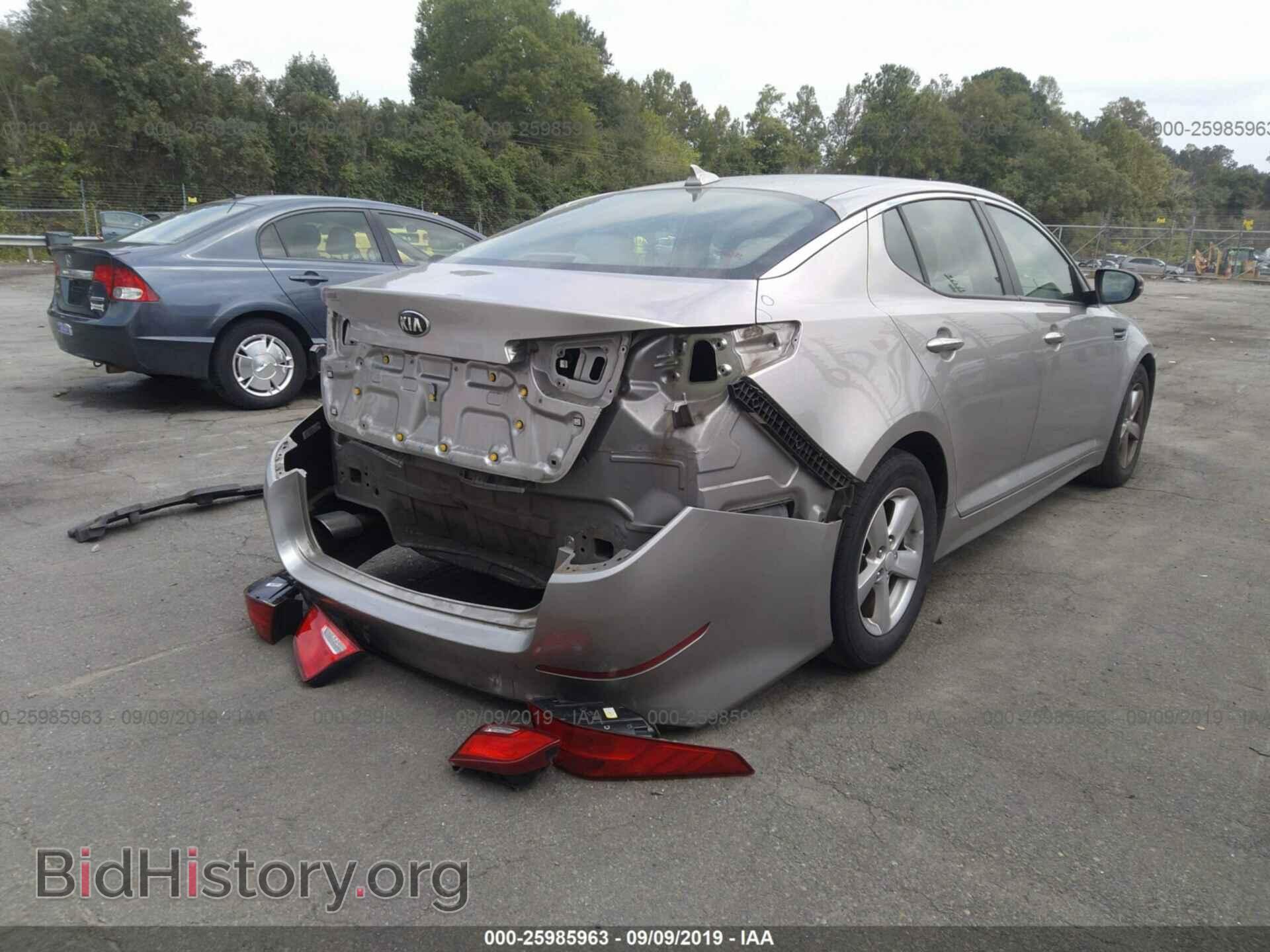 2014 KIA OPTIMA - VIN: 5XXGM4A79EG272803 - Фото 4