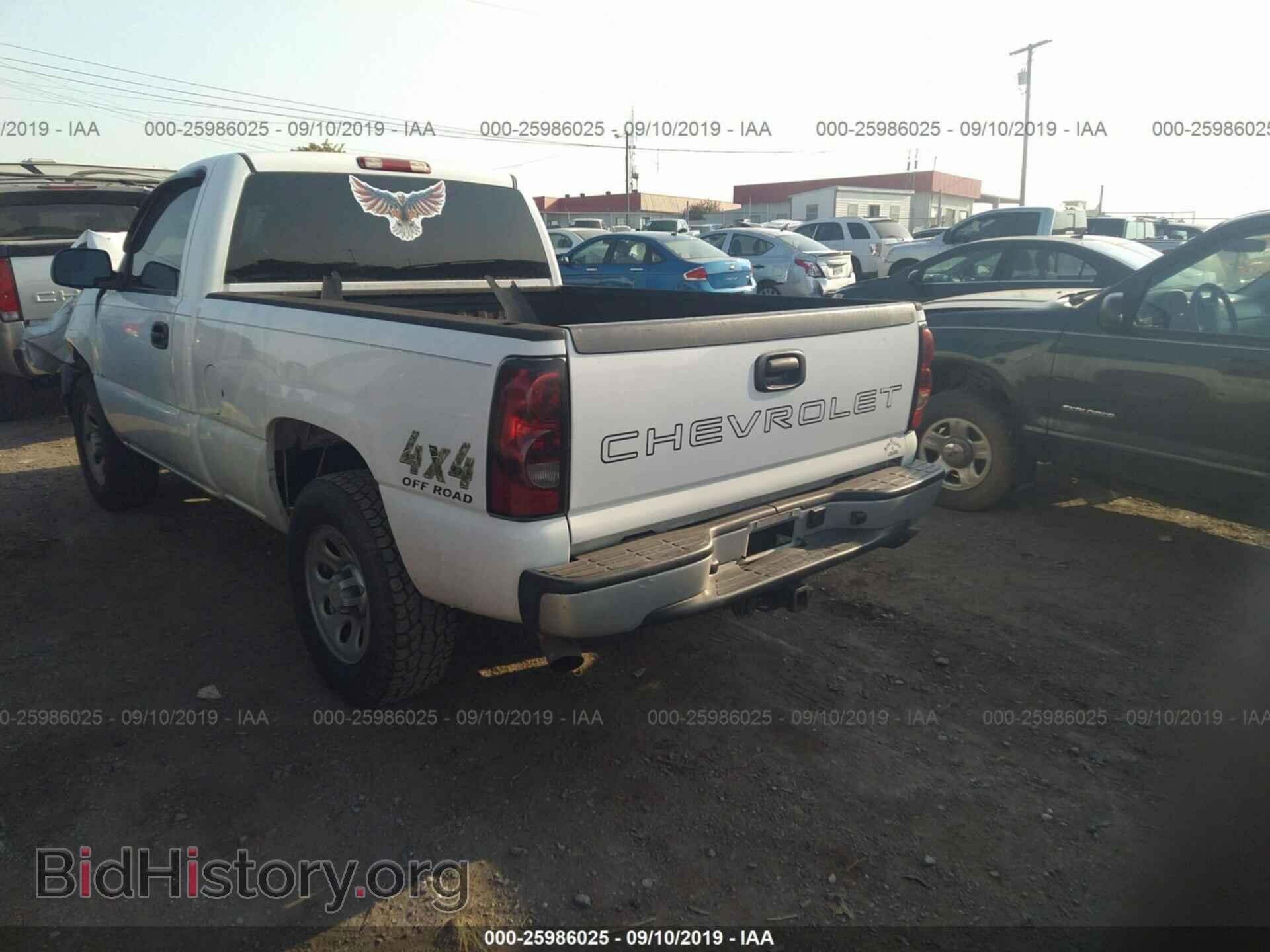 2007 CHEVROLET SILVERADO - VIN: 1GCEK14X77Z105704 - Фото 3
