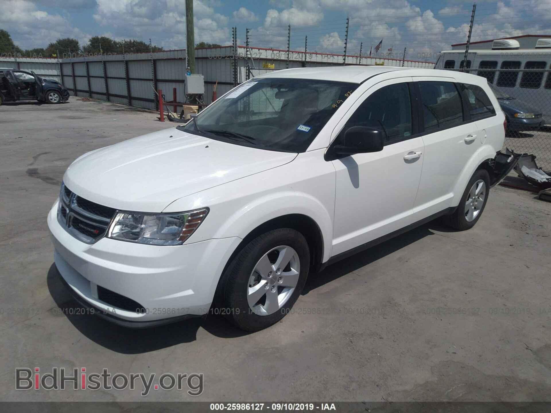 2014 DODGE JOURNEY - VIN: 3C4PDCAB7ET132655 - Фото 2
