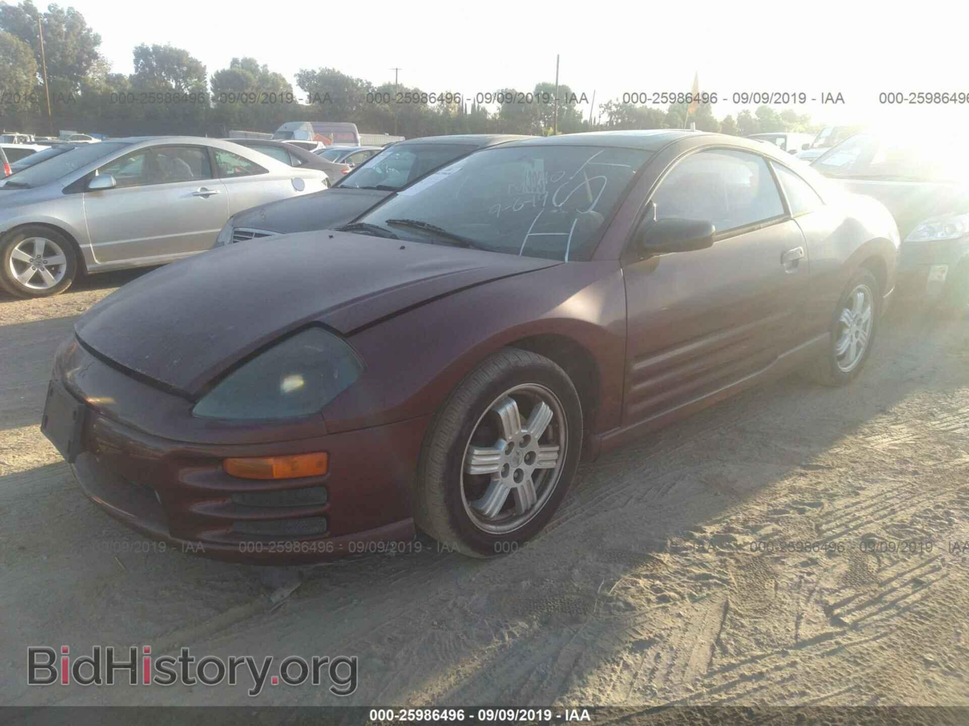 2000 MITSUBISHI ECLIPSE - VIN: 4A3AC84L0YE006312 - Фото 2