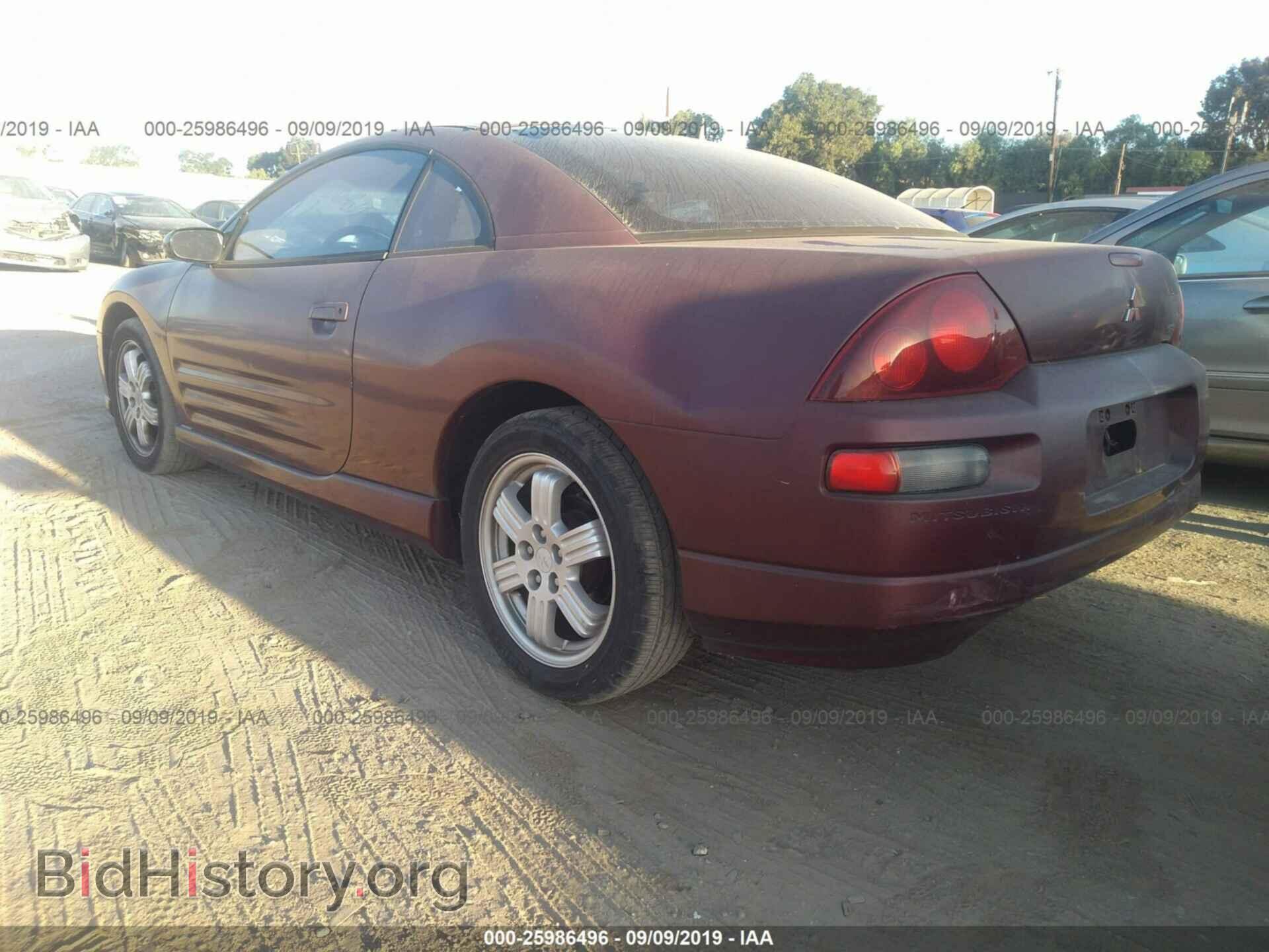 2000 MITSUBISHI ECLIPSE - VIN: 4A3AC84L0YE006312 - Фото 3
