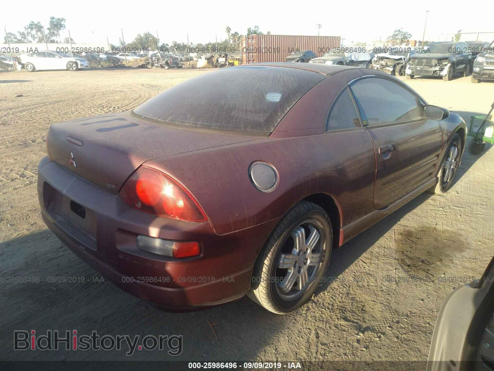 2000 MITSUBISHI ECLIPSE - VIN: 4A3AC84L0YE006312 - Фото 4