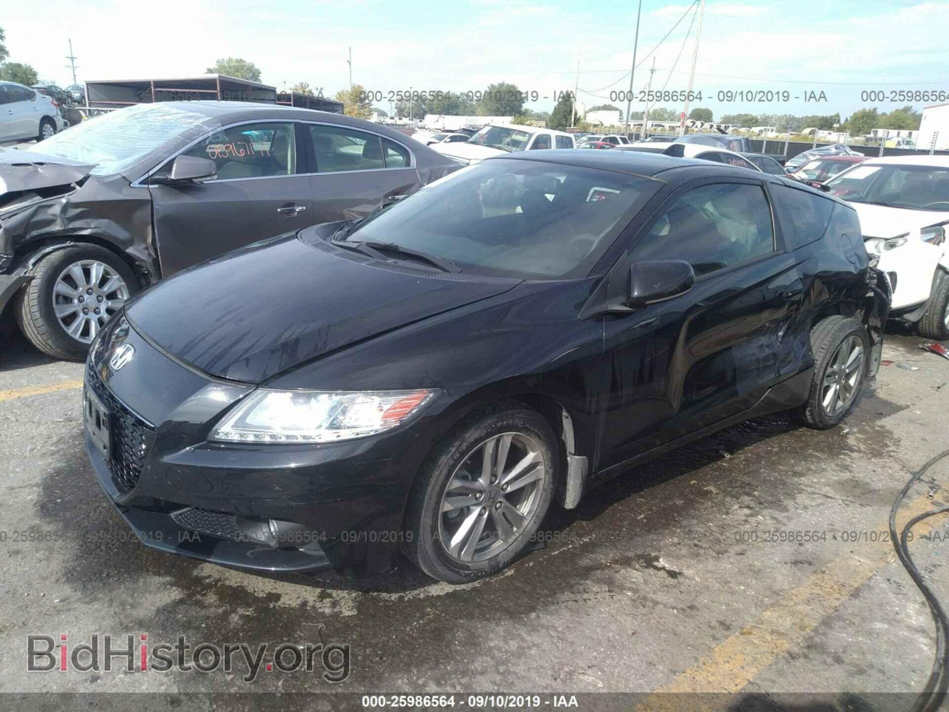 2013 HONDA CR-Z - VIN: JHMZF1D67DS003254 - Фото 2