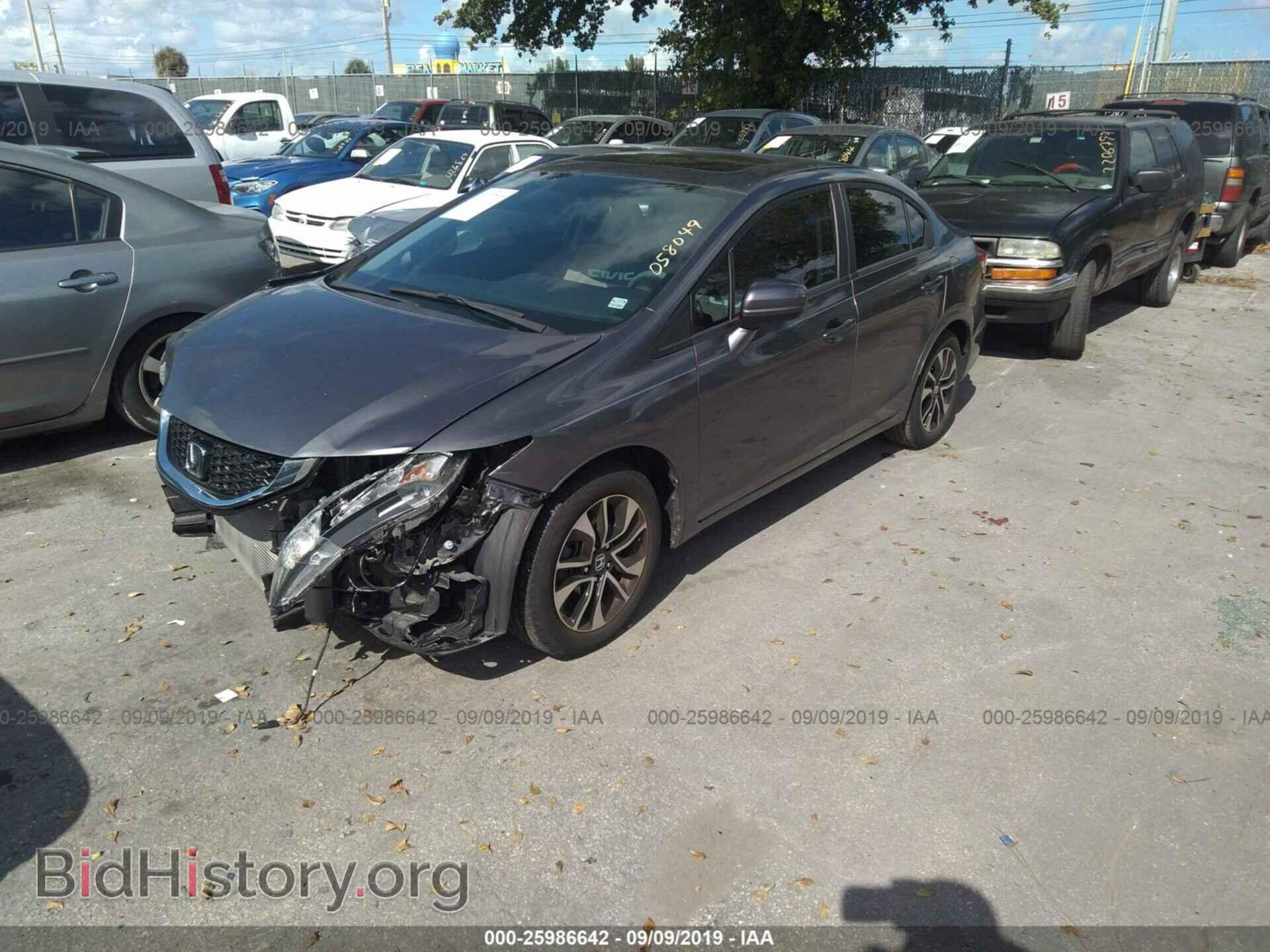 2014 HONDA CIVIC - VIN: 19XFB2F85EE058049 - Фото 2