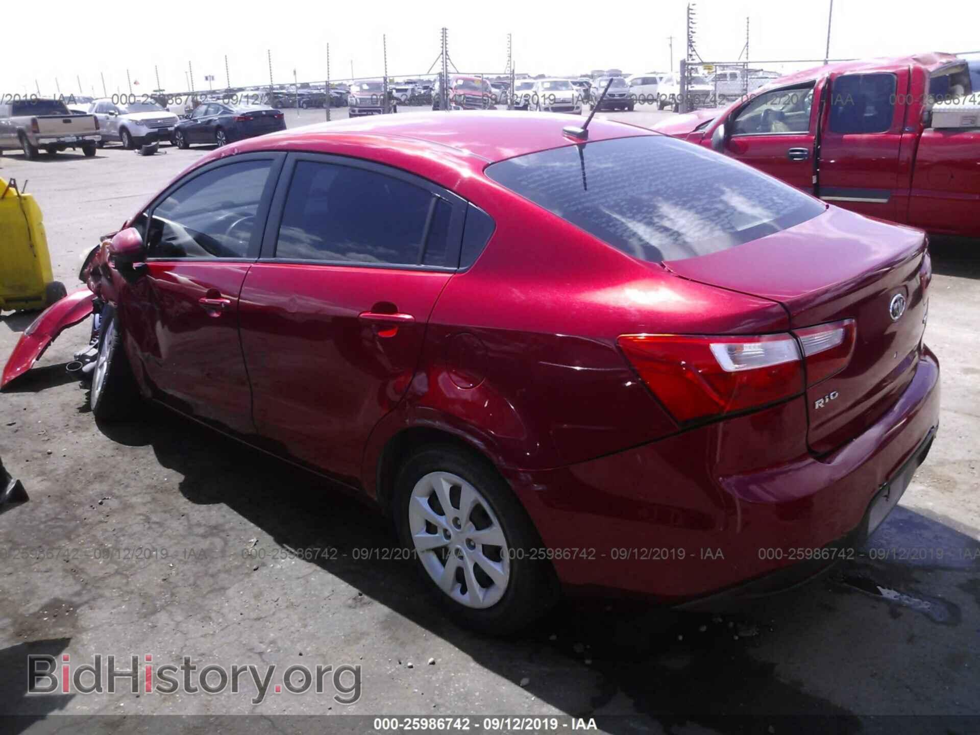 2013 KIA RIO - VIN: KNADN4A31D6113393 - Фото 3