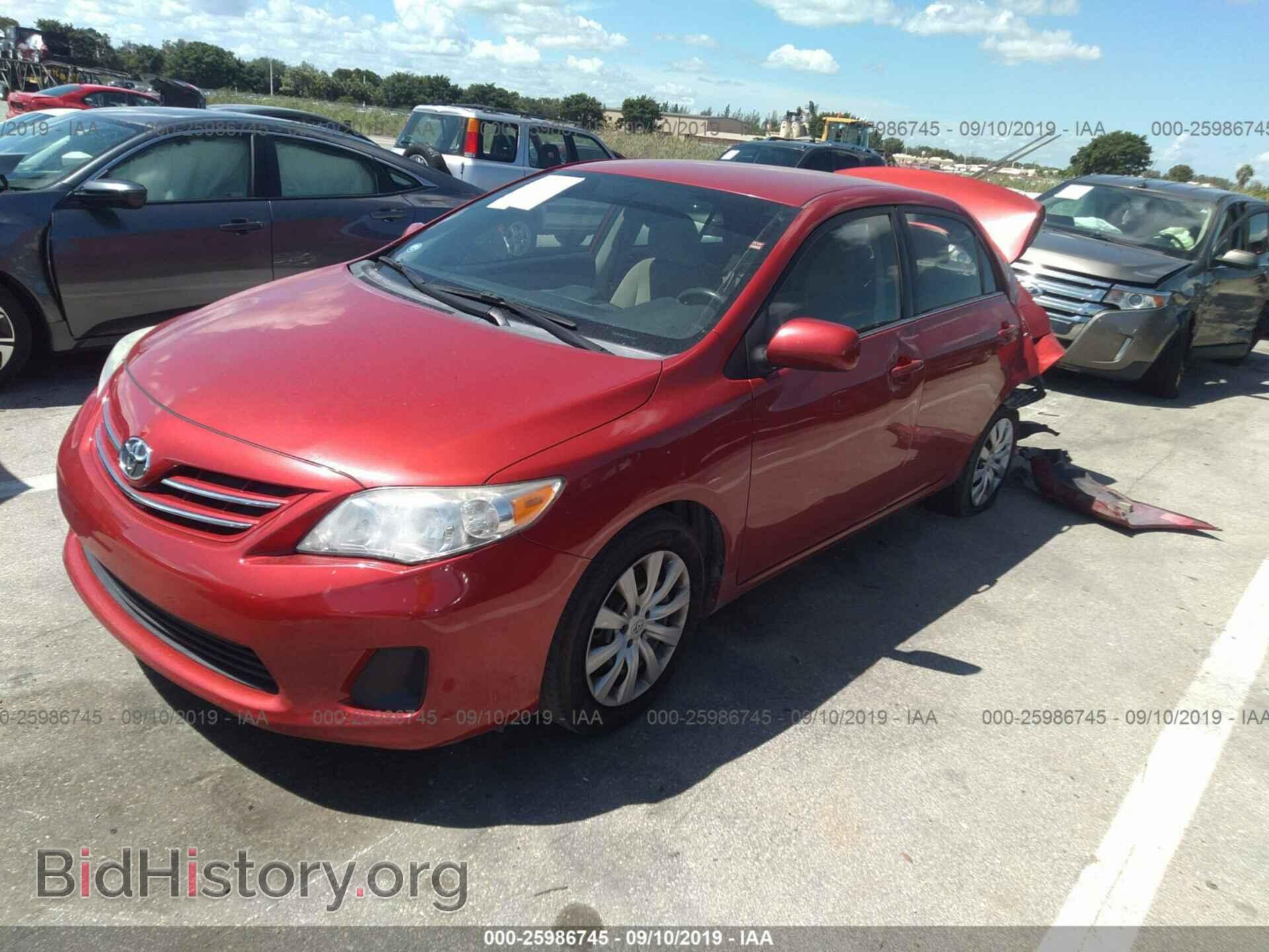 2013 TOYOTA COROLLA - VIN: 5YFBU4EE6DP136010 - Фото 2