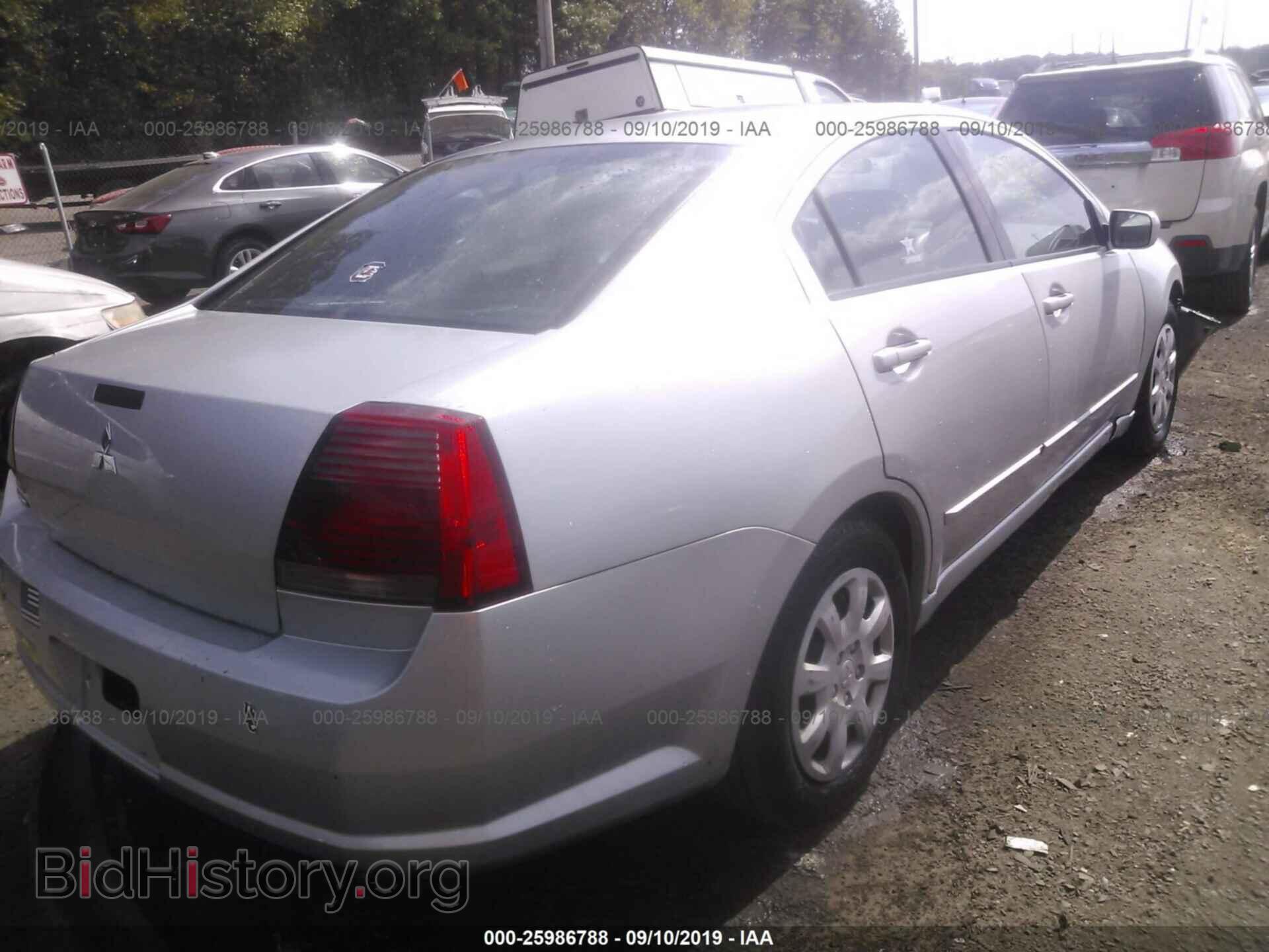 2006 MITSUBISHI GALANT - VIN: 4A3AB36F76E061124 - Фото 4
