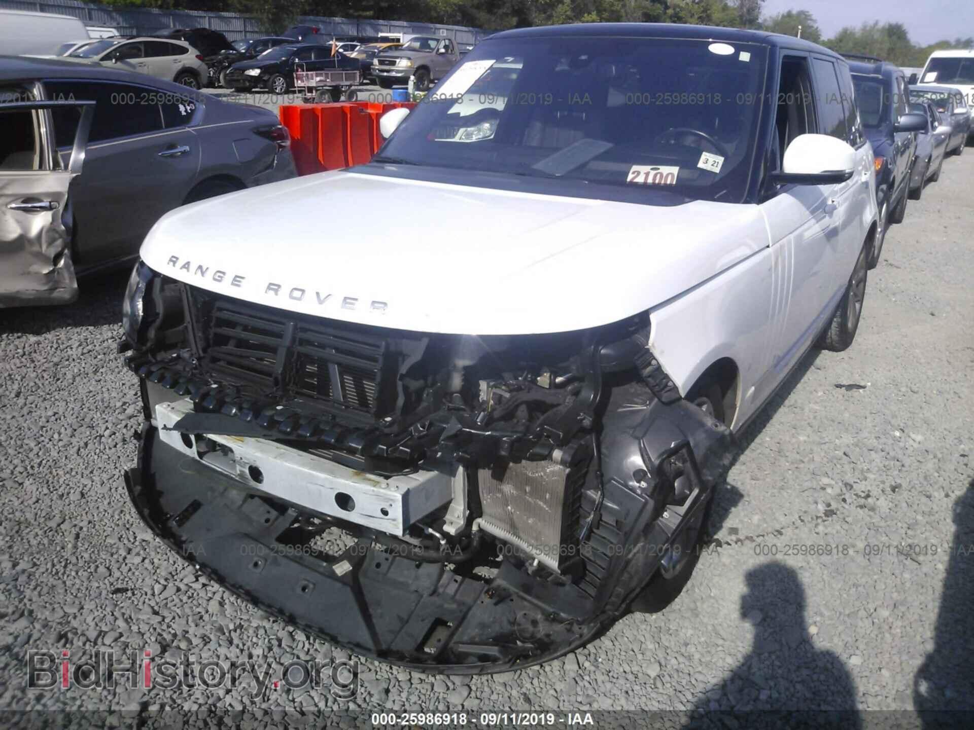 2016 LAND ROVER RANGE ROVER - VIN: SALGS2PF3GA285904 - Фото 2